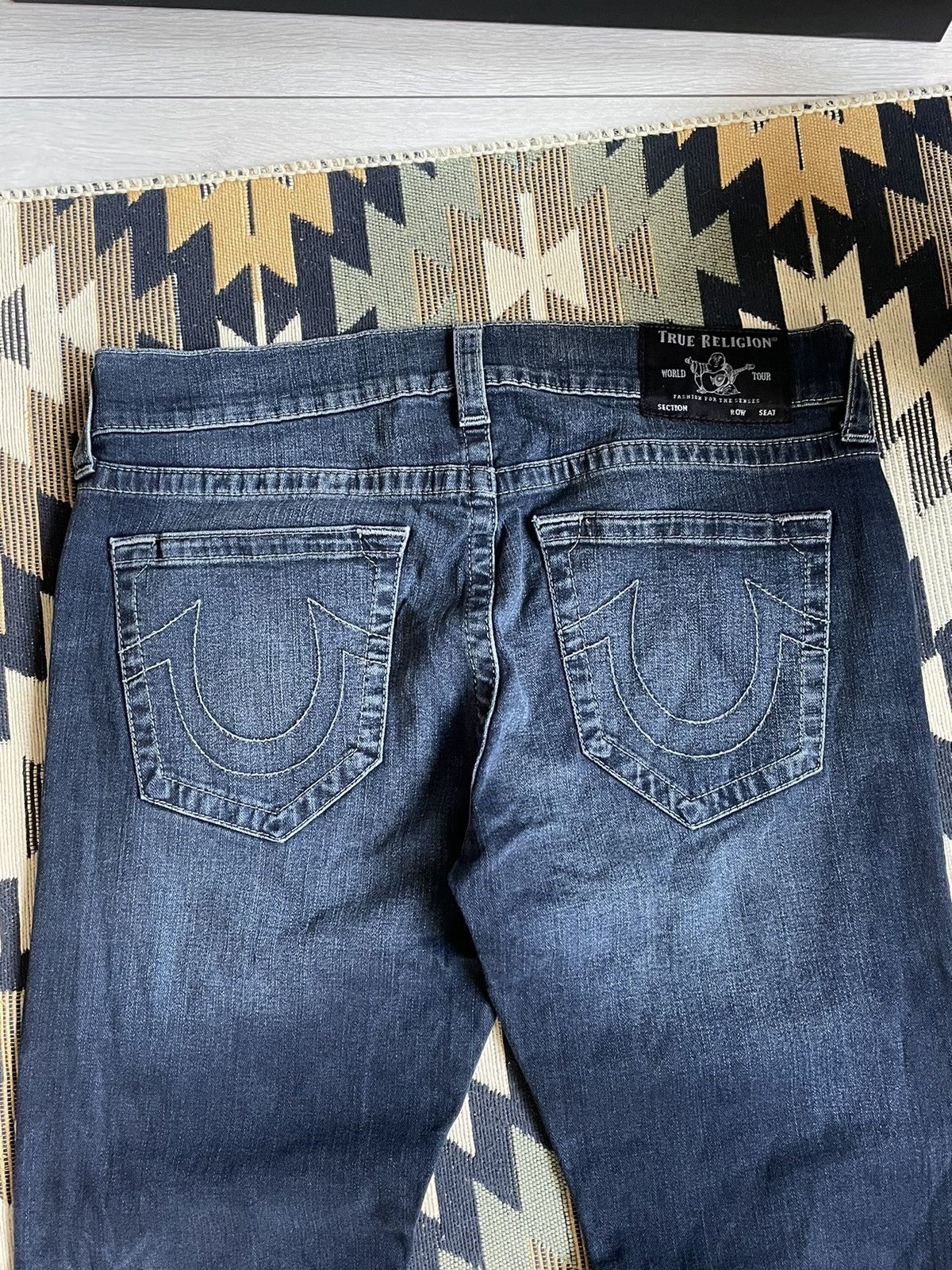 Jean × True Religion True Religion Rocco Y2K Denim Jeans Size US 34 / EU 50 - 6 Thumbnail