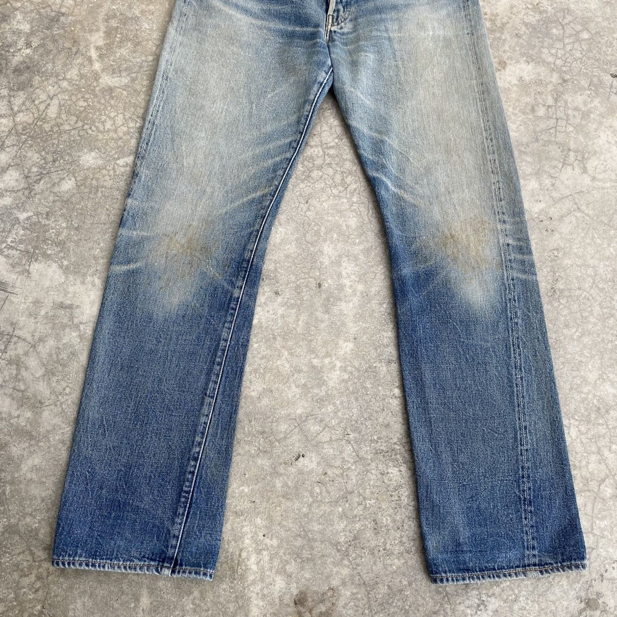 Levi's Vintage Levis 501XX Big E LVC Faded Blue Selvedge Jeans Size US 32 / EU 48 - 5 Thumbnail