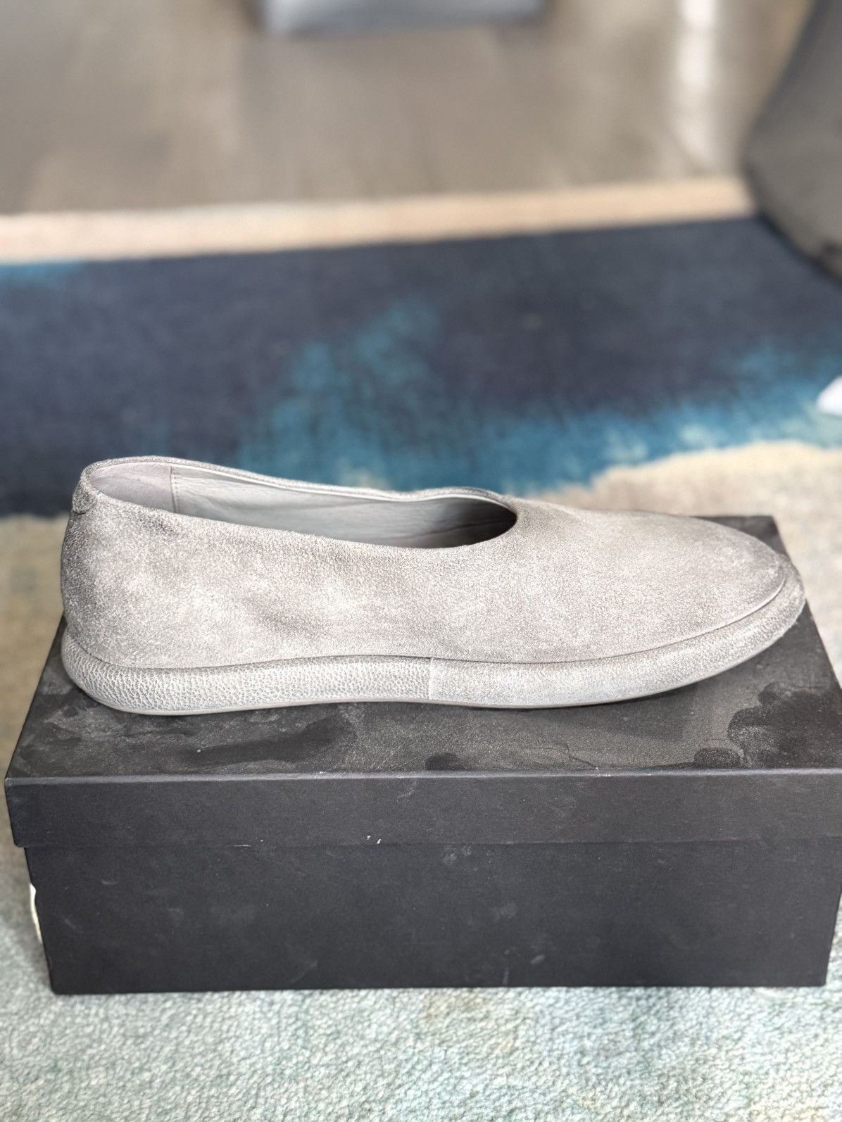 Marsell Gray ballerina flats in suede 100% calf leather Size US 6 / EU 39 - 5 Thumbnail