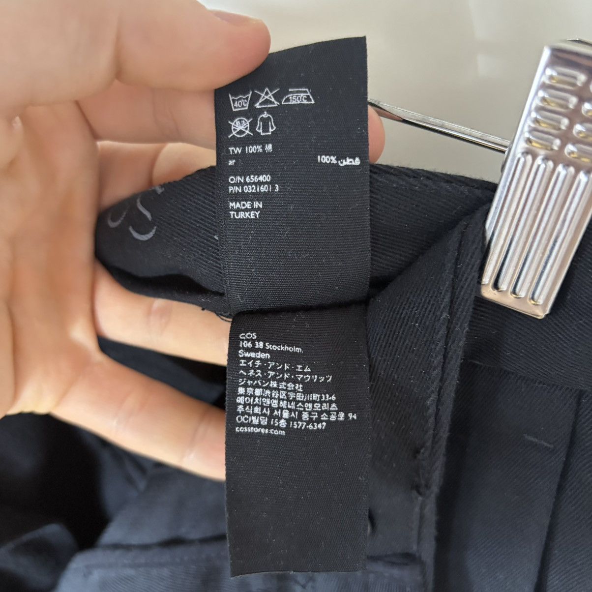 Cos COS Classic Black Pants Streetwear Y2K Size US 34 / EU 50 - 8 Thumbnail
