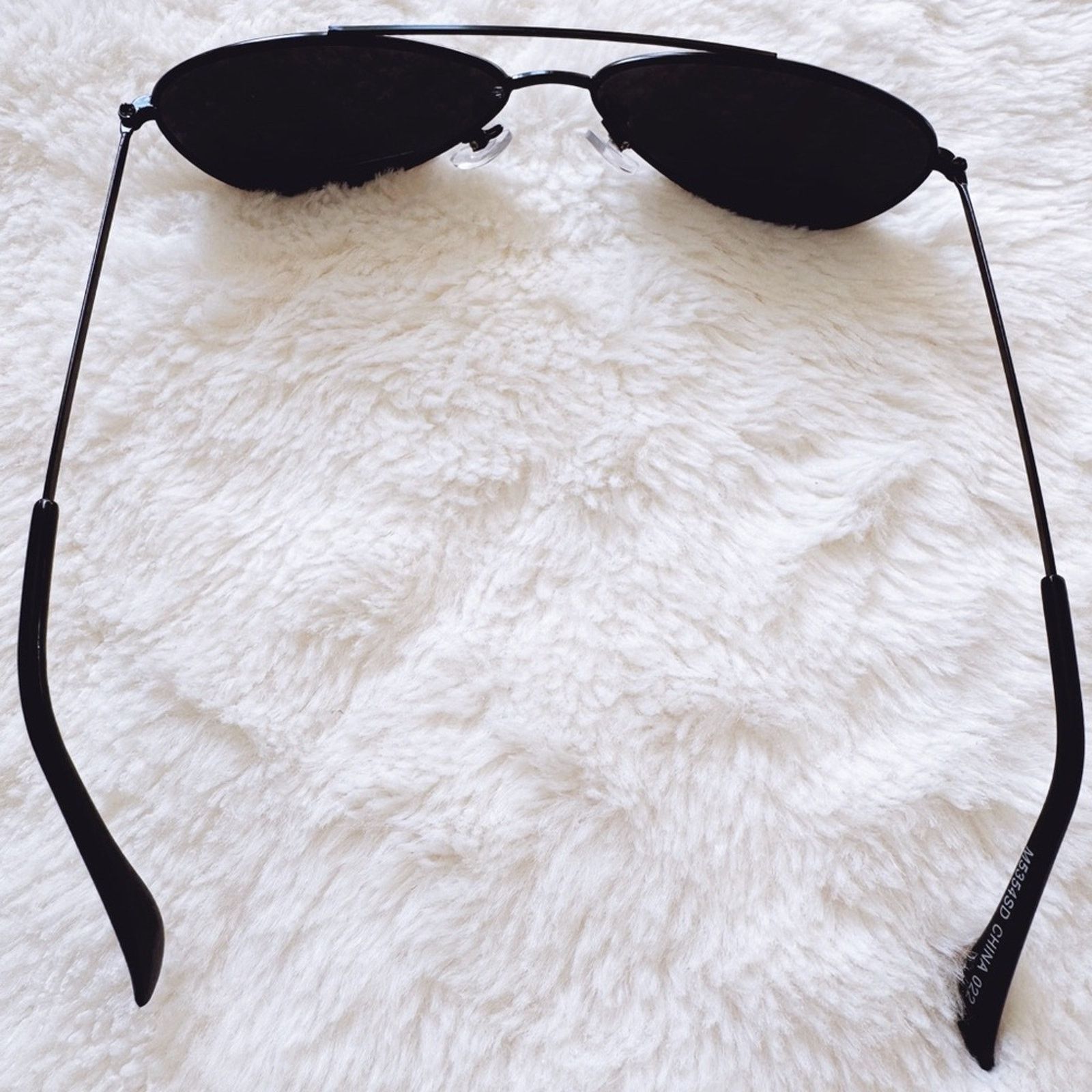 Other Cynthia Black Aviator Slim Sunglasses Size ONE SIZE - 8 Thumbnail