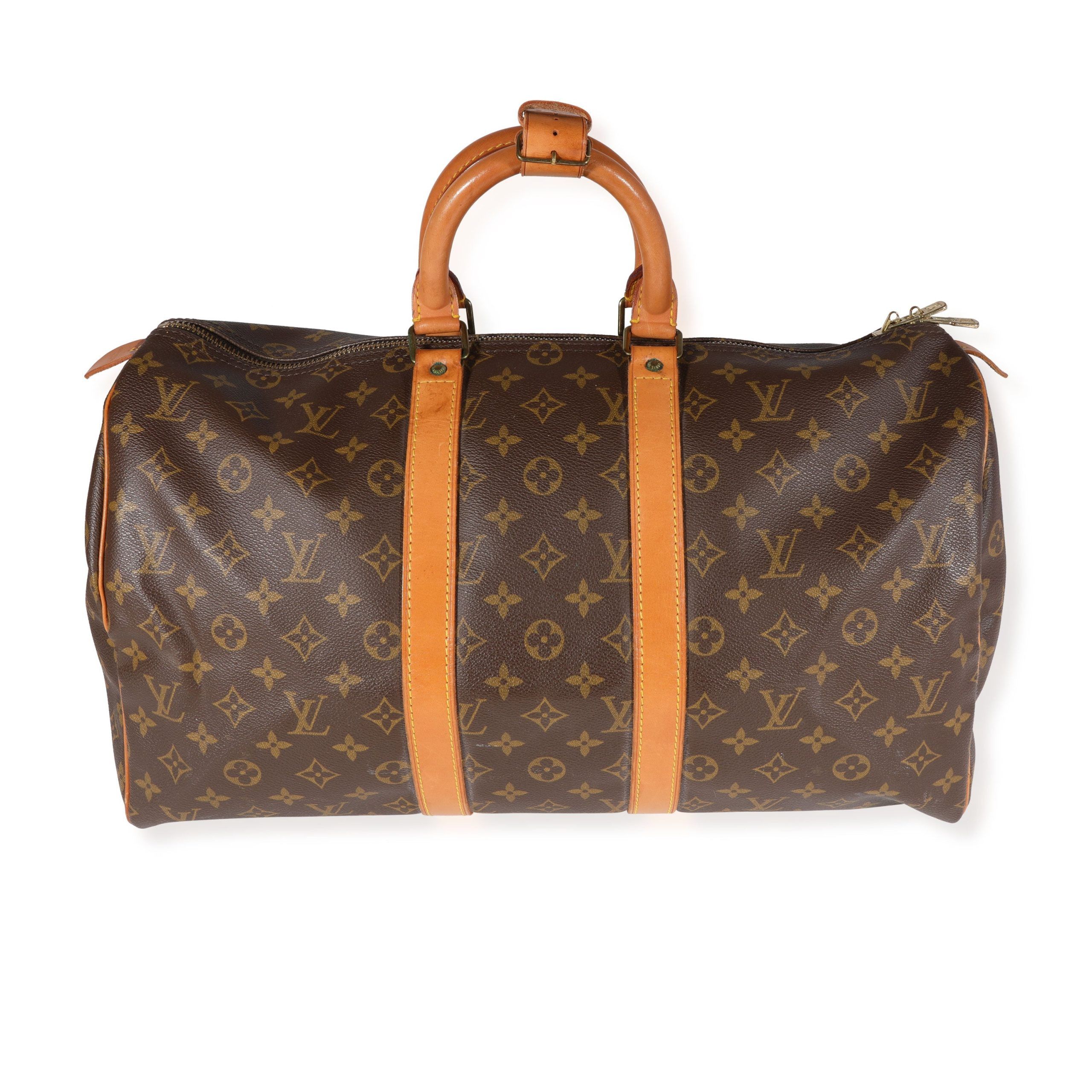 Louis Vuitton Vintage Monogram Canvas Keepall 45