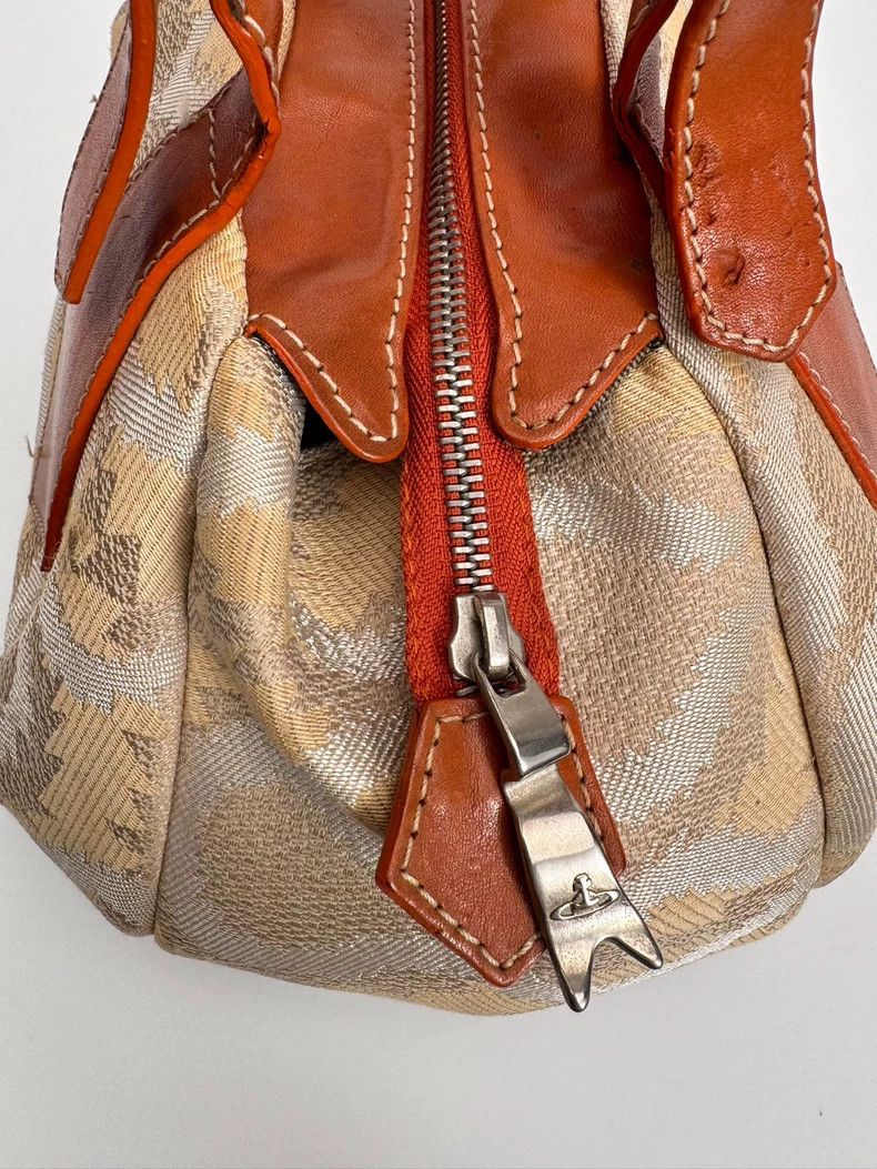 Vivienne Westwood Vivienne Westwood Champagne gold pirate wavy Boston bag Size ONE SIZE - 4 Thumbnail