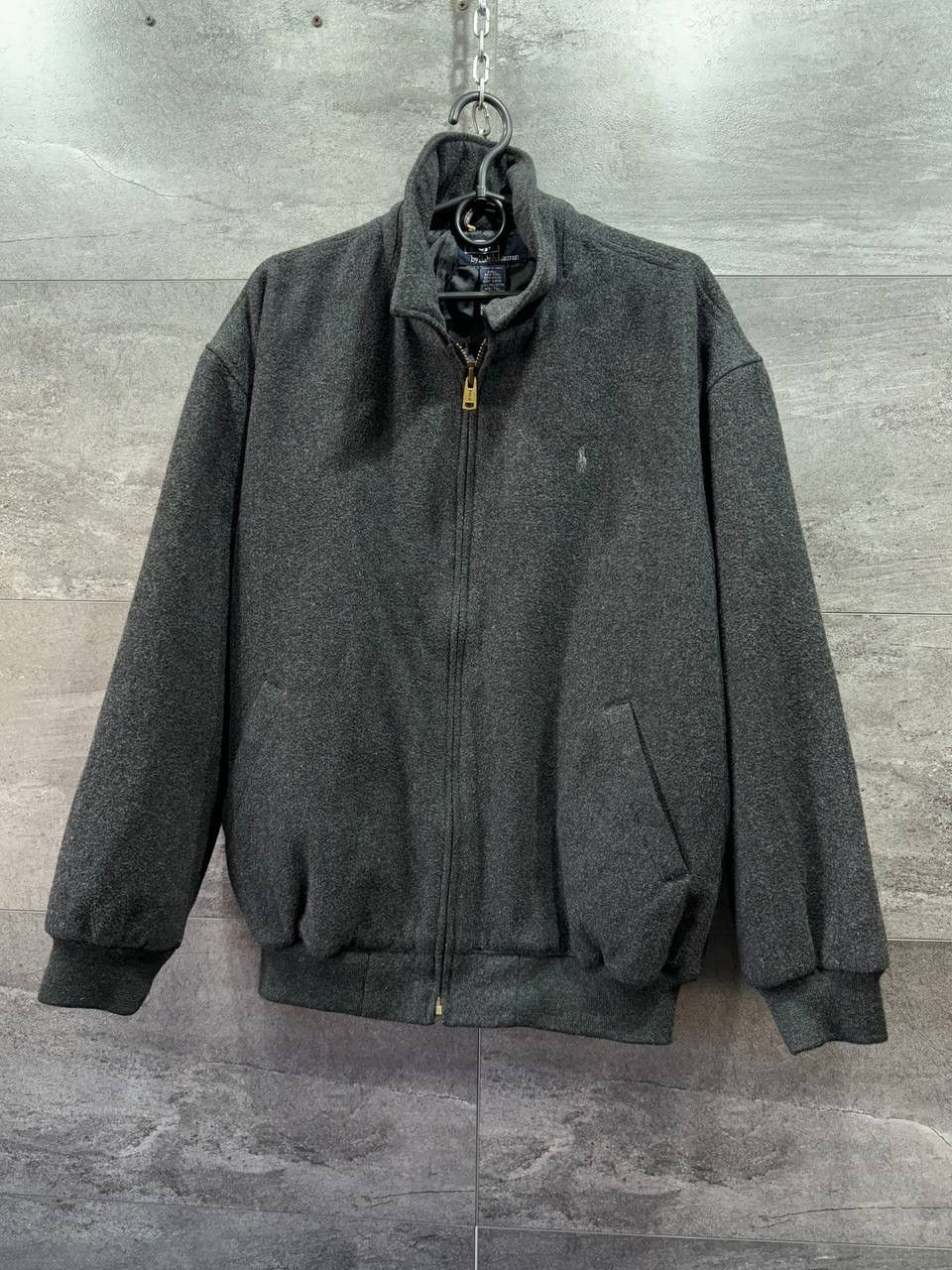Vintage Vintage 90s Polo Ralph Lauren Wool Bomber Jacket Rare Size US M / EU 48-50 / 2 - 1 Thumbnail