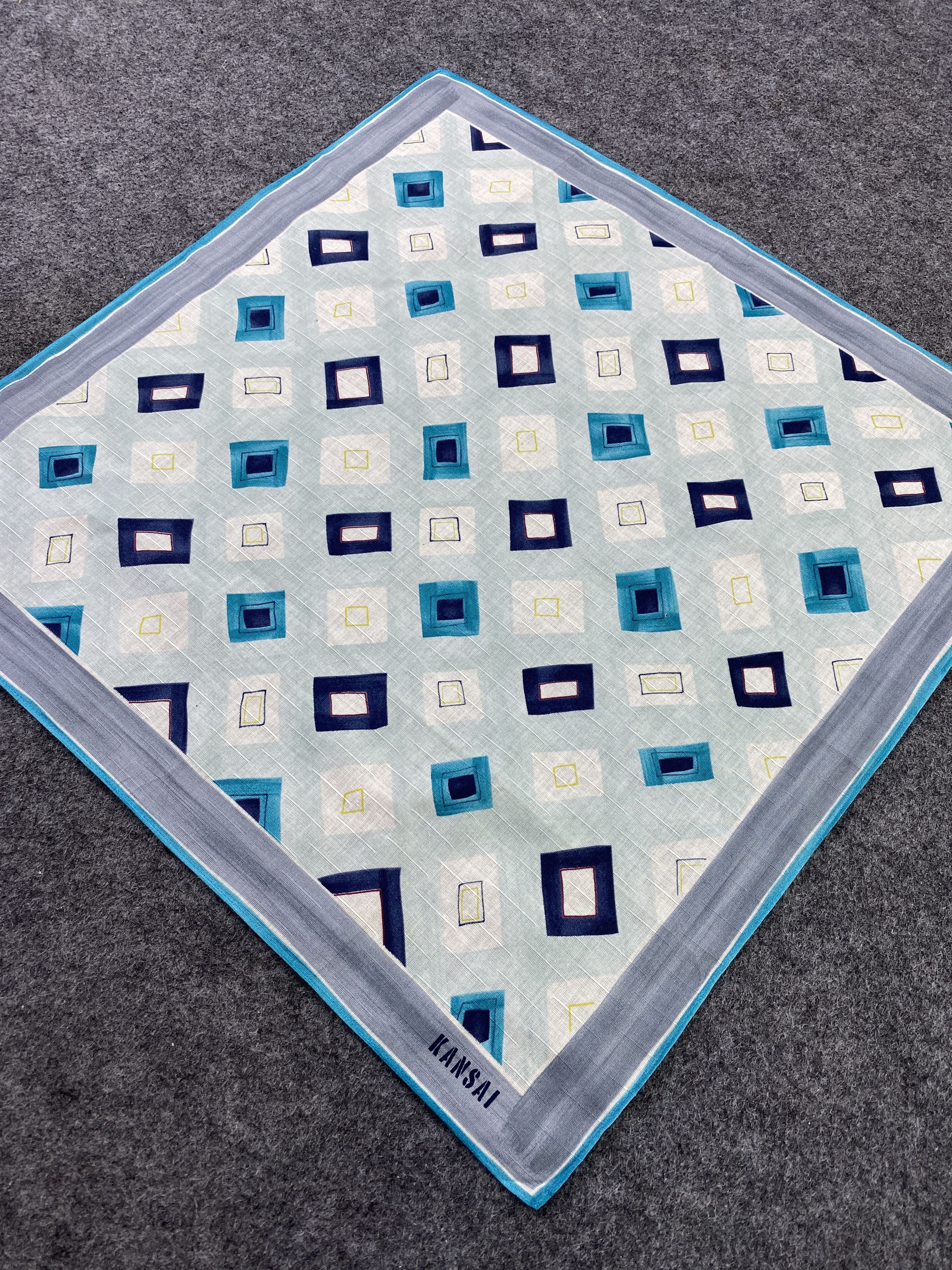 Japanese Brand Kansai Handkerchief Neckerchief Bandana-B315 Size ONE SIZE - 4 Thumbnail