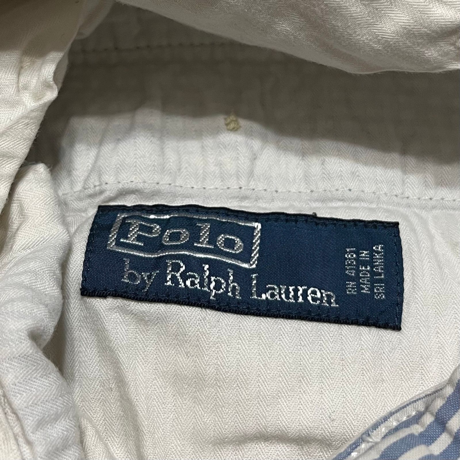 Polo Ralph Lauren Polo Ralph Lauren Seersucker Blue White Striped Short 34W Size US 34 / EU 50 - 3 Thumbnail