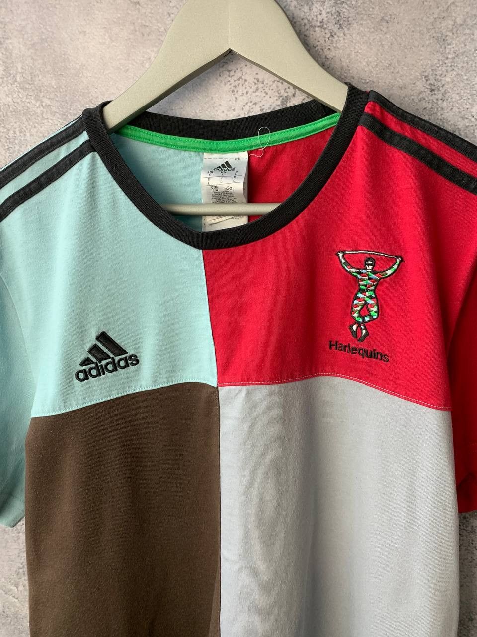 Adidas Adidas Harlequins 2015 T-Shirt Cotton Tee Men's Size Large Size US L / EU 52-54 / 3 - 5 Thumbnail