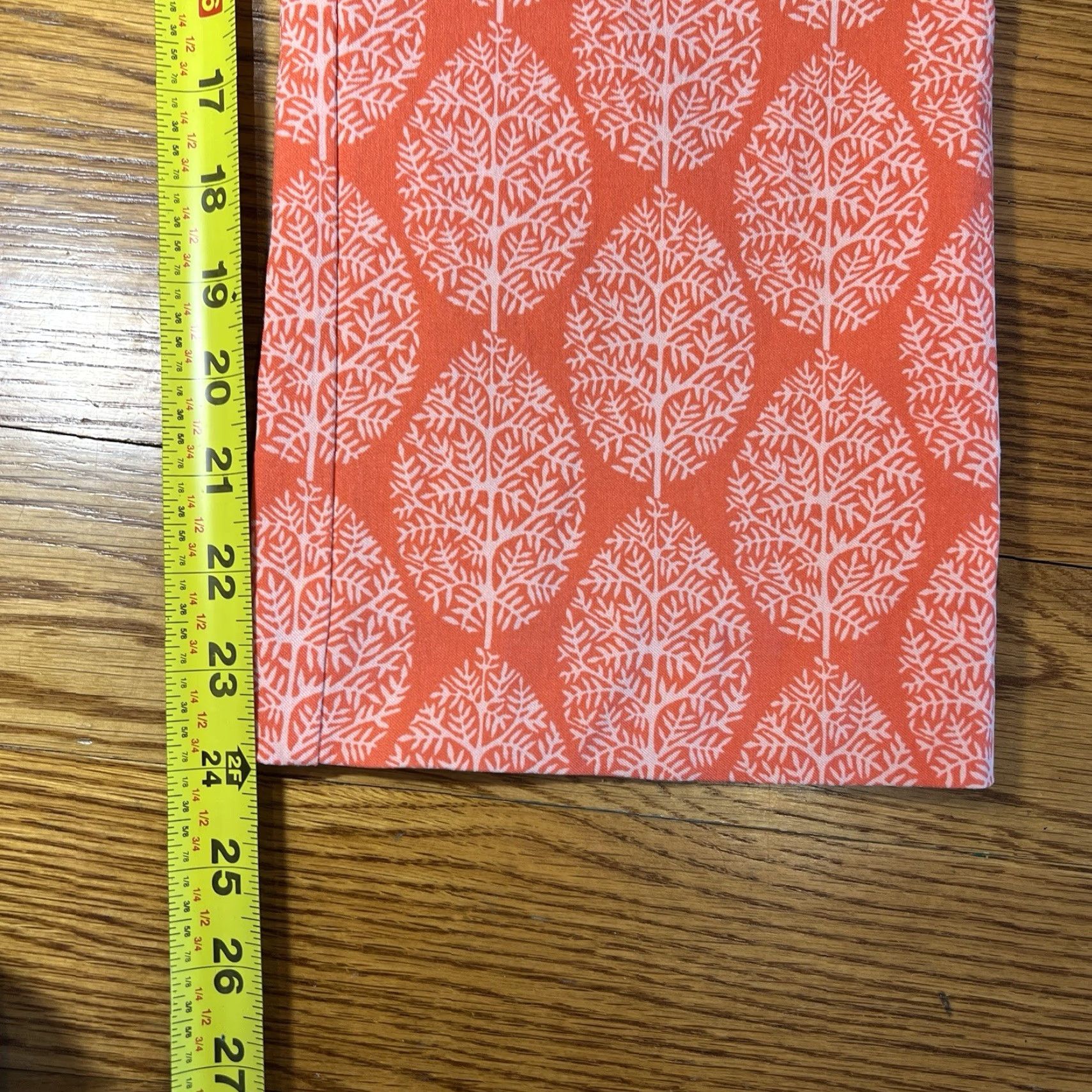 J.McLaughlin J.McLaughlin Ivy Pants Women's Size 6 Coral Floral Slim Tapered Casual Size 28" / US 6 / IT 42 - 7 Thumbnail
