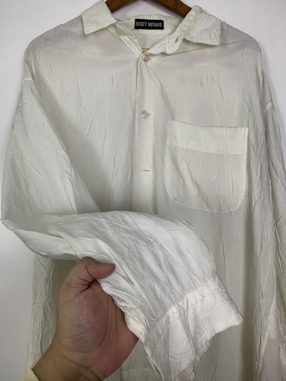 Issey Miyake Vintage Issey Miyake button Shirt Size US L / EU 52-54 / 3 - 8 Thumbnail
