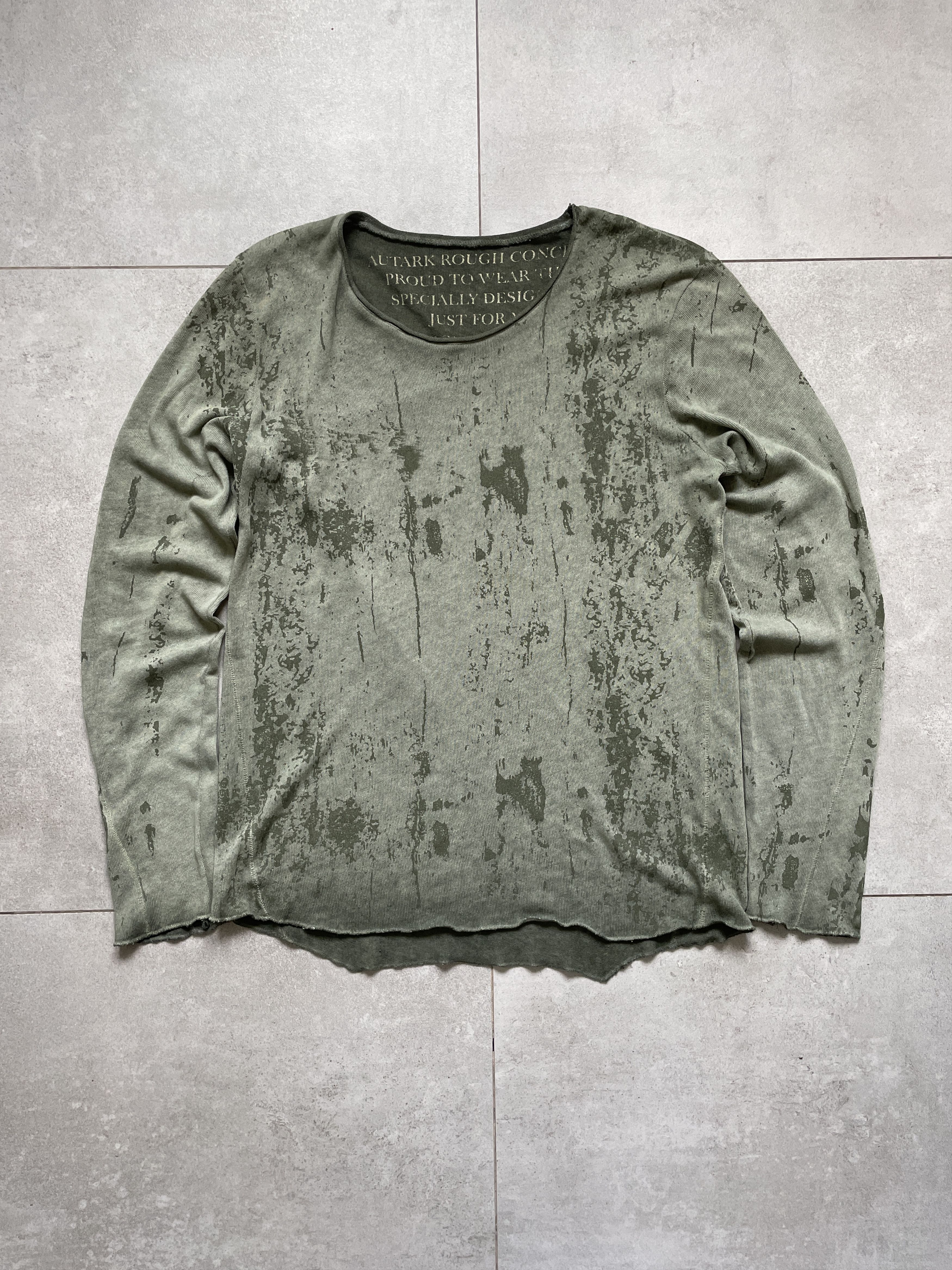 Other Y2K ARCHIVAL JAPANEESE JPG TYPE KHAKI ASYMETRIC MESHTOP Size US XL / EU 56 / 4 - 1 Thumbnail