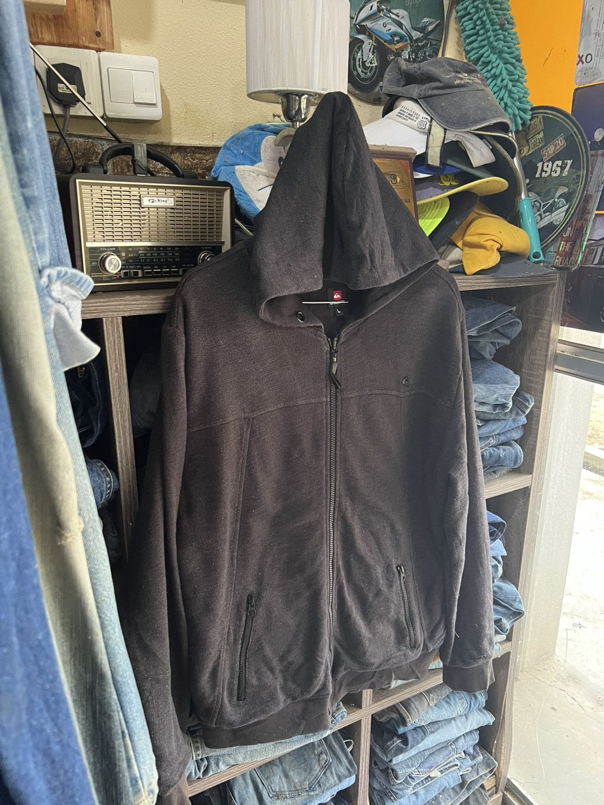 Quiksilver 🔥Quiksilver Small Logo Zipper Hoodie Size US M / EU 48-50 / 2 - 10 Thumbnail