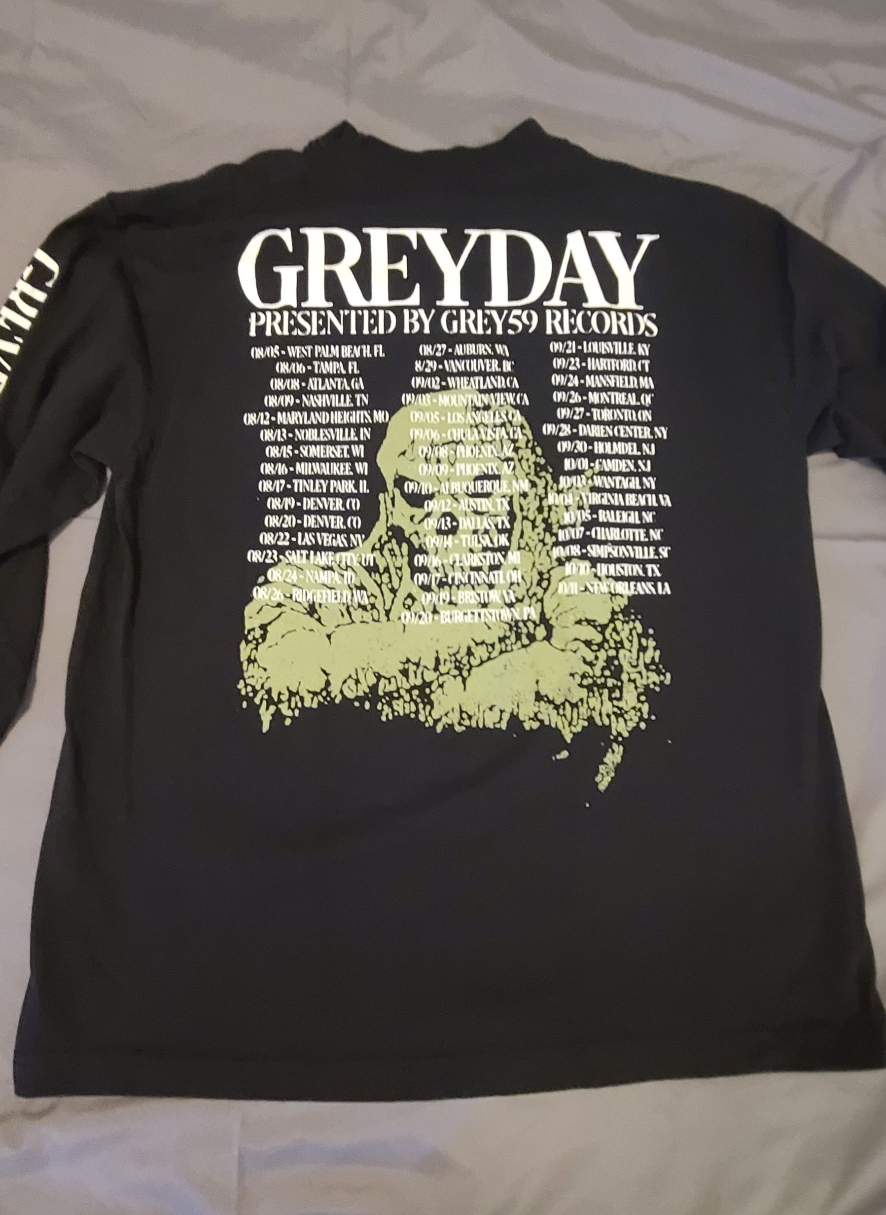 G59 Records 2025 Grey Day Tour - Long Sleeve - Never Worn Size US L / EU 52-54 / 3 - 1 Thumbnail