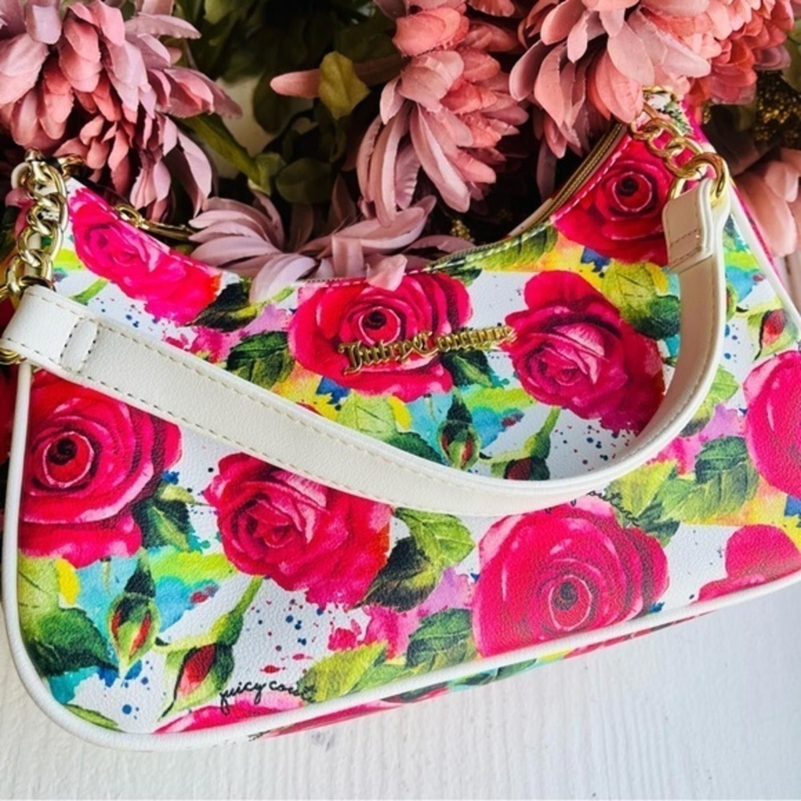 Juicy Couture Juicy Couture Floral Shoulder Bag NWT​​​​​​​​ Size ONE SIZE - 3 Thumbnail