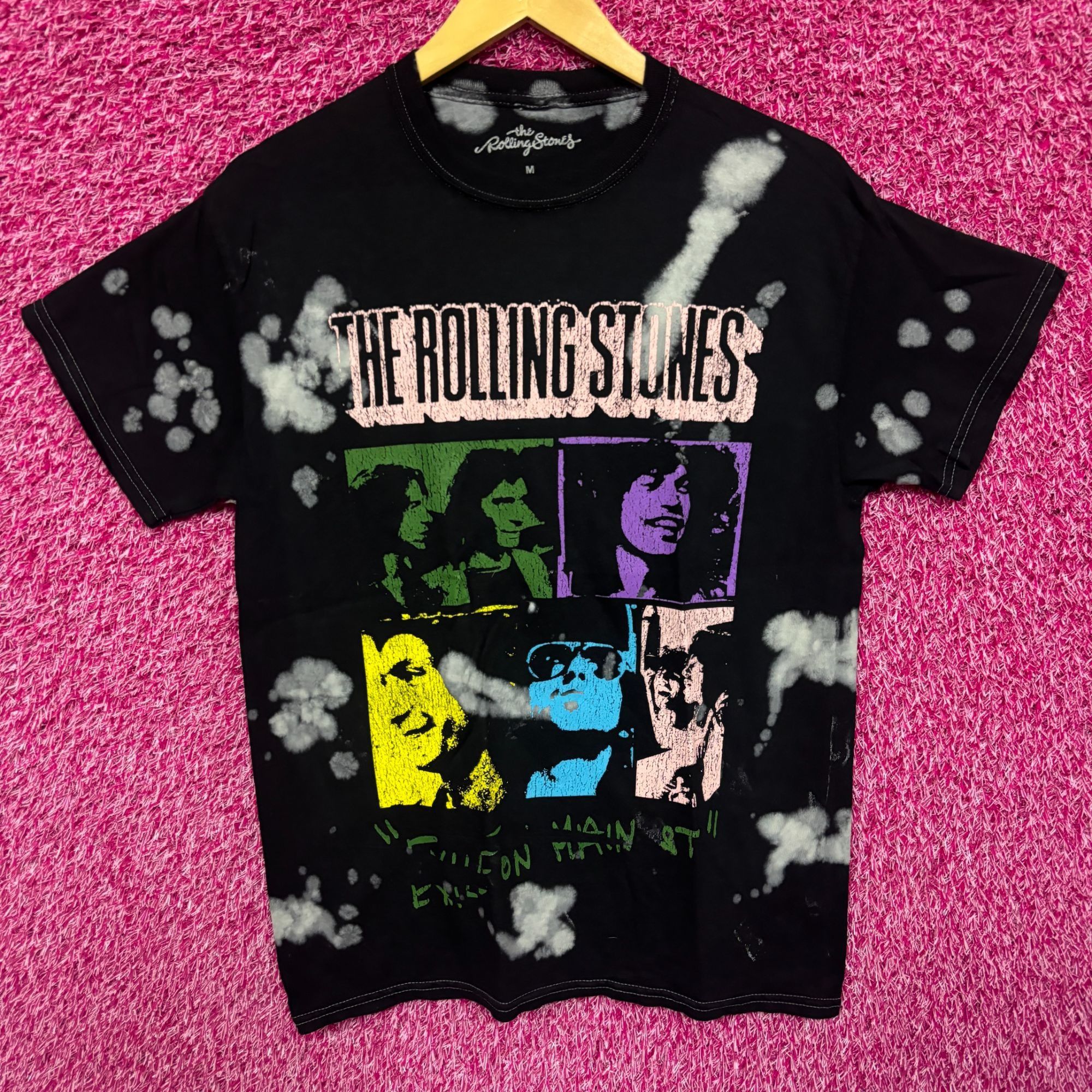 The Rolling Stones The Rolling Stones Exile on Main St Album Rock Bleach Dye M Size US M / EU 48-50 / 2 - 1 Thumbnail