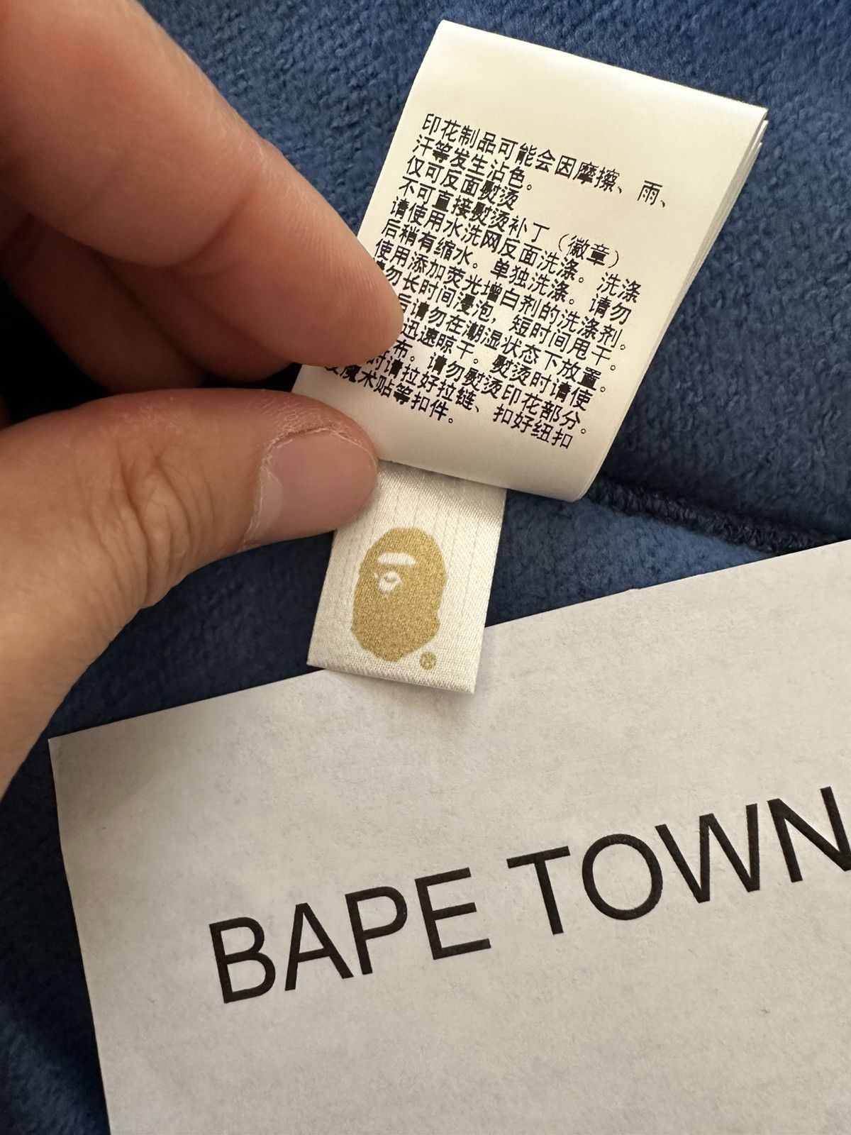 Bape COLOR CAMO FULL ZIP SHARK HOODIE (NAVY) Size US L / EU 52-54 / 3 - 5 Thumbnail