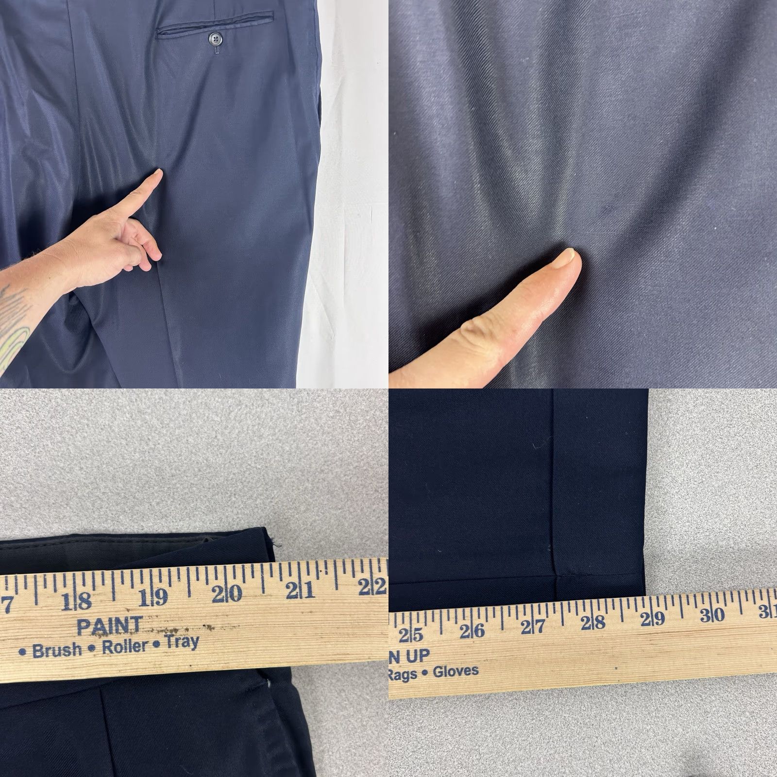 Brooks Brothers Brooks Brothers Golden Fleece Loro Piana Super 160s Wool Pants Blue Mens 40 x 29 Pants Jeans/Slacks (Pre-owned Good) Size US 40 / EU 56 - 10 Thumbnail