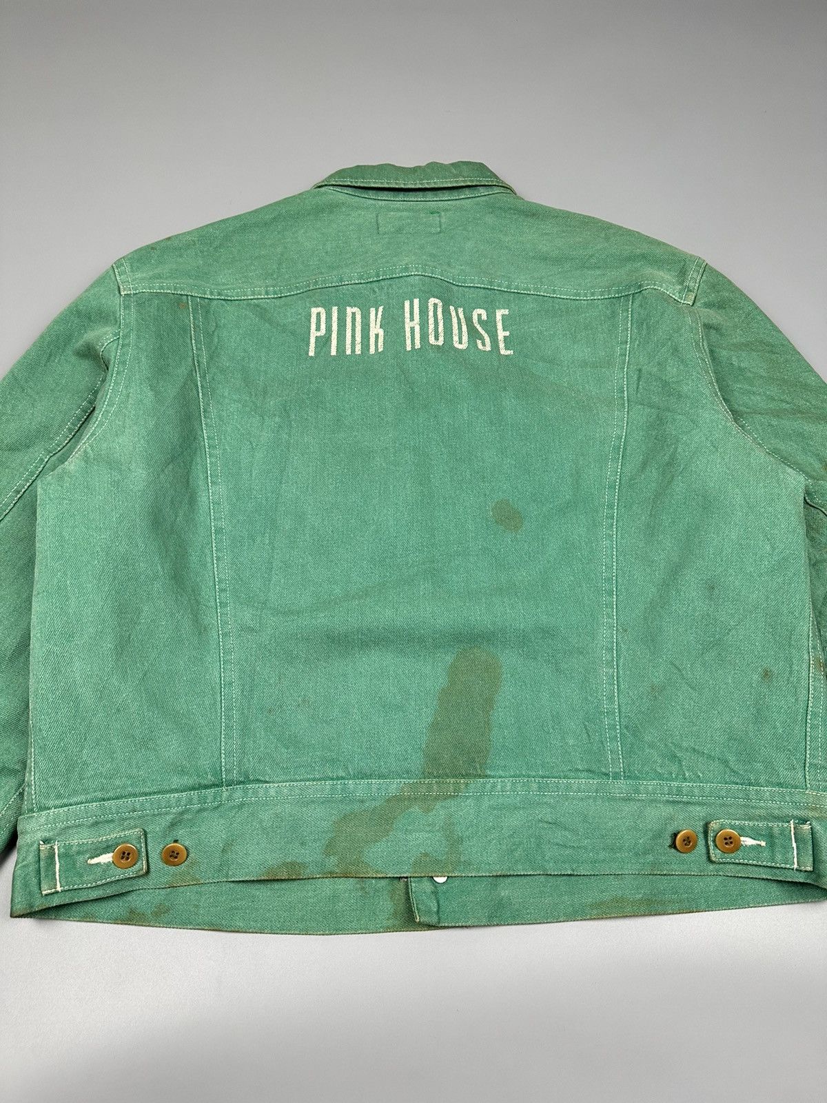 Pink House Vintage Pink House Boxy Denim Jacket Size US L / EU 52-54 / 3 - 7 Thumbnail