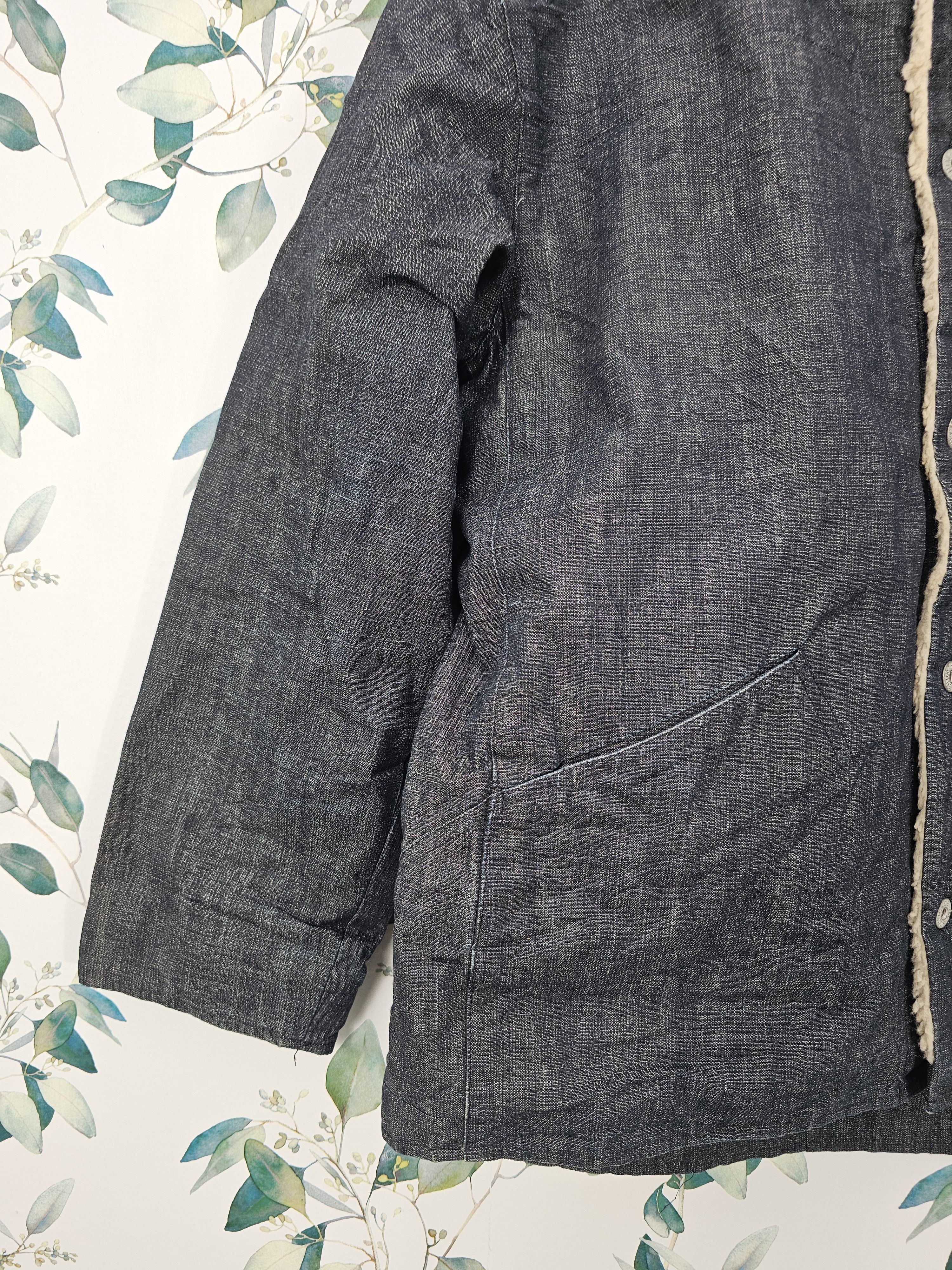 Japanese Brand MAD HECTIC Sherpa Denim Jeans Heavy Jacket J0146 Size US XL / EU 56 / 4 - 4 Thumbnail