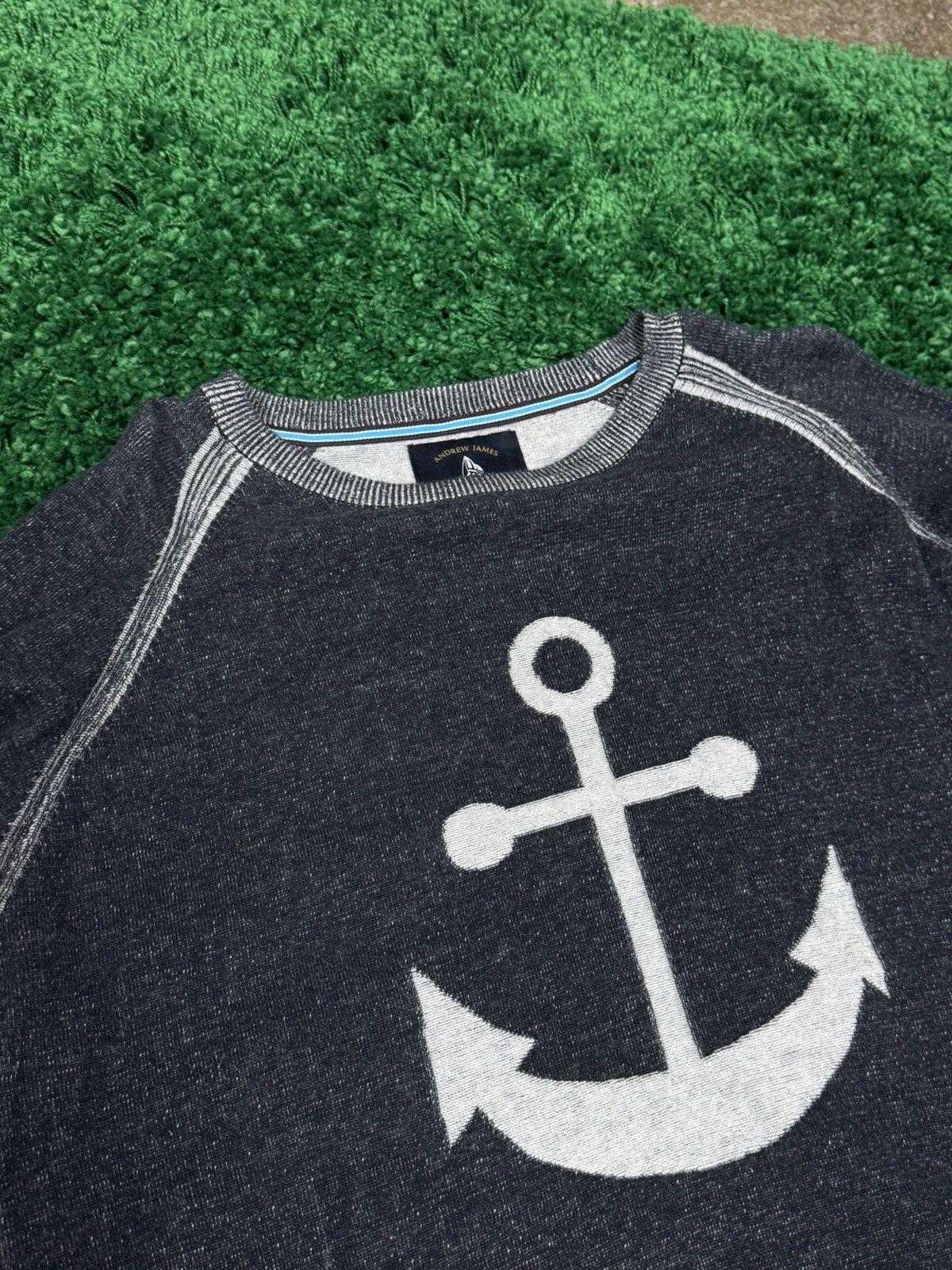 Other Andrew James Designer Anchor Knit Sweater Crewneck XL Size US XL / EU 56 / 4 - 3 Thumbnail