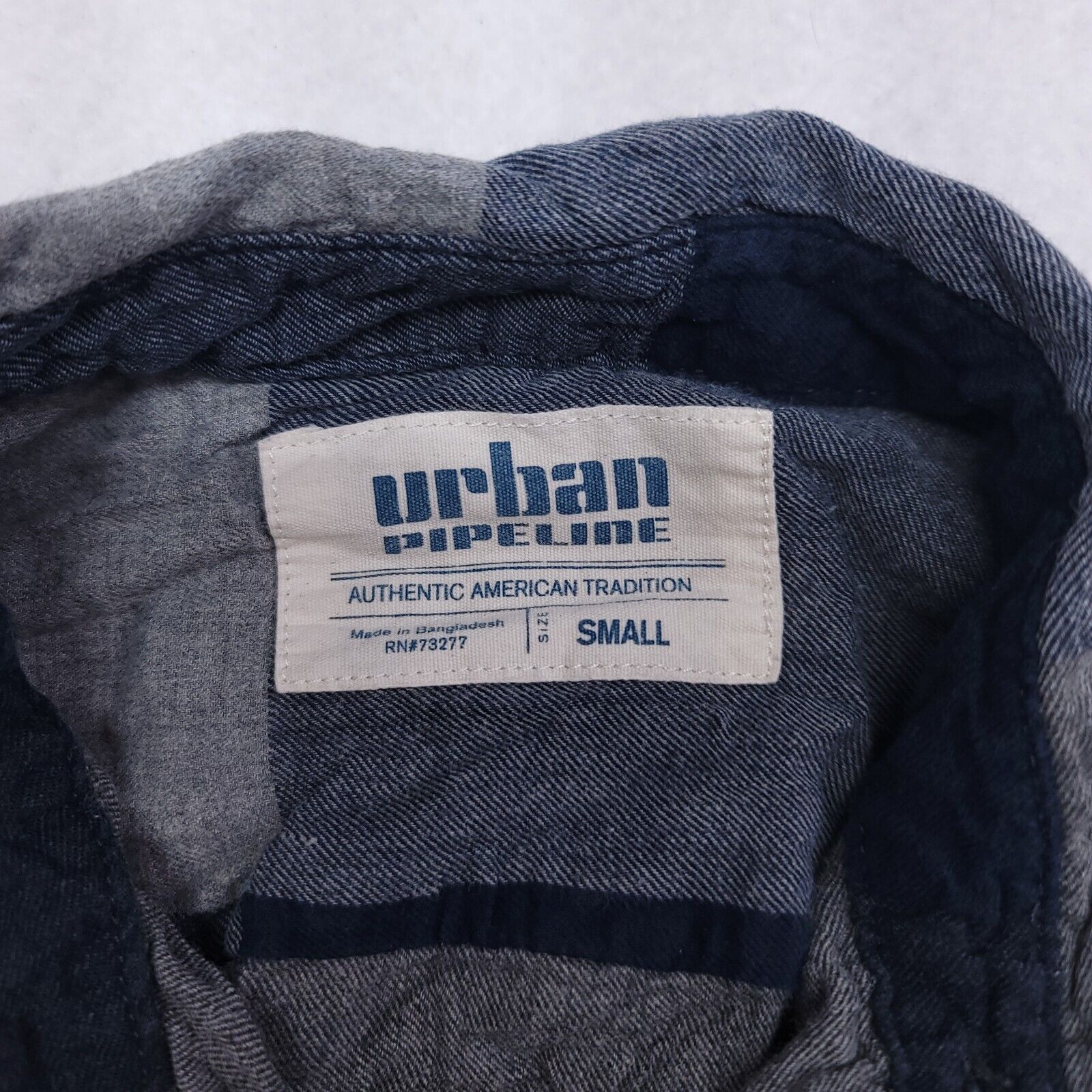 Urban Pipeline Urban Pipeline Gingham Flannel Shirt Mens Size Small S Blue Size US S / EU 44-46 / 1 - 3 Thumbnail
