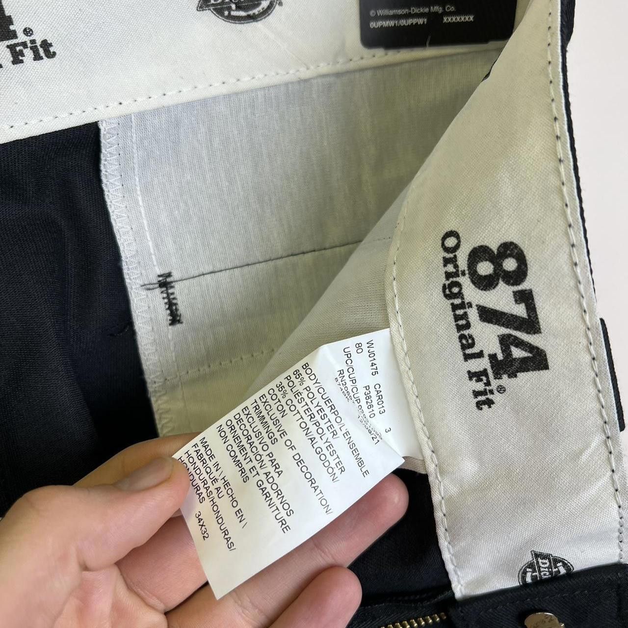 Dickies Dickies 874 Original Fit Work Pants - Black - Size 34x32 Size US 34 / EU 50 - 4 Thumbnail