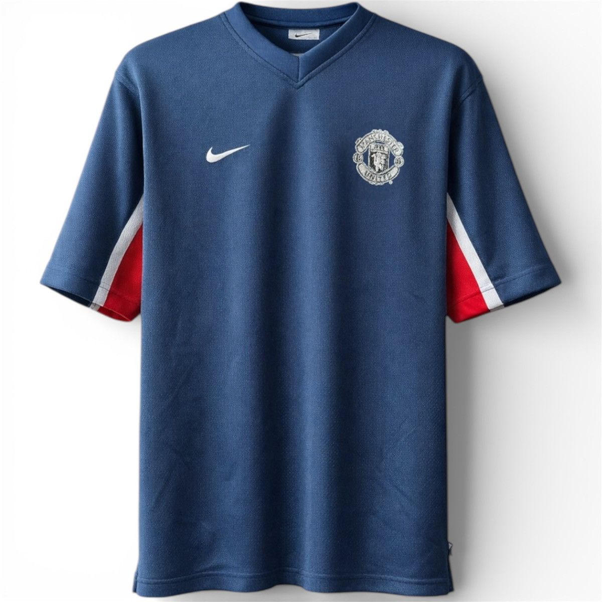 2002/03 MANCHESTER UNITED TRAINING SOCCER JERSEY SHIRT NIKEL