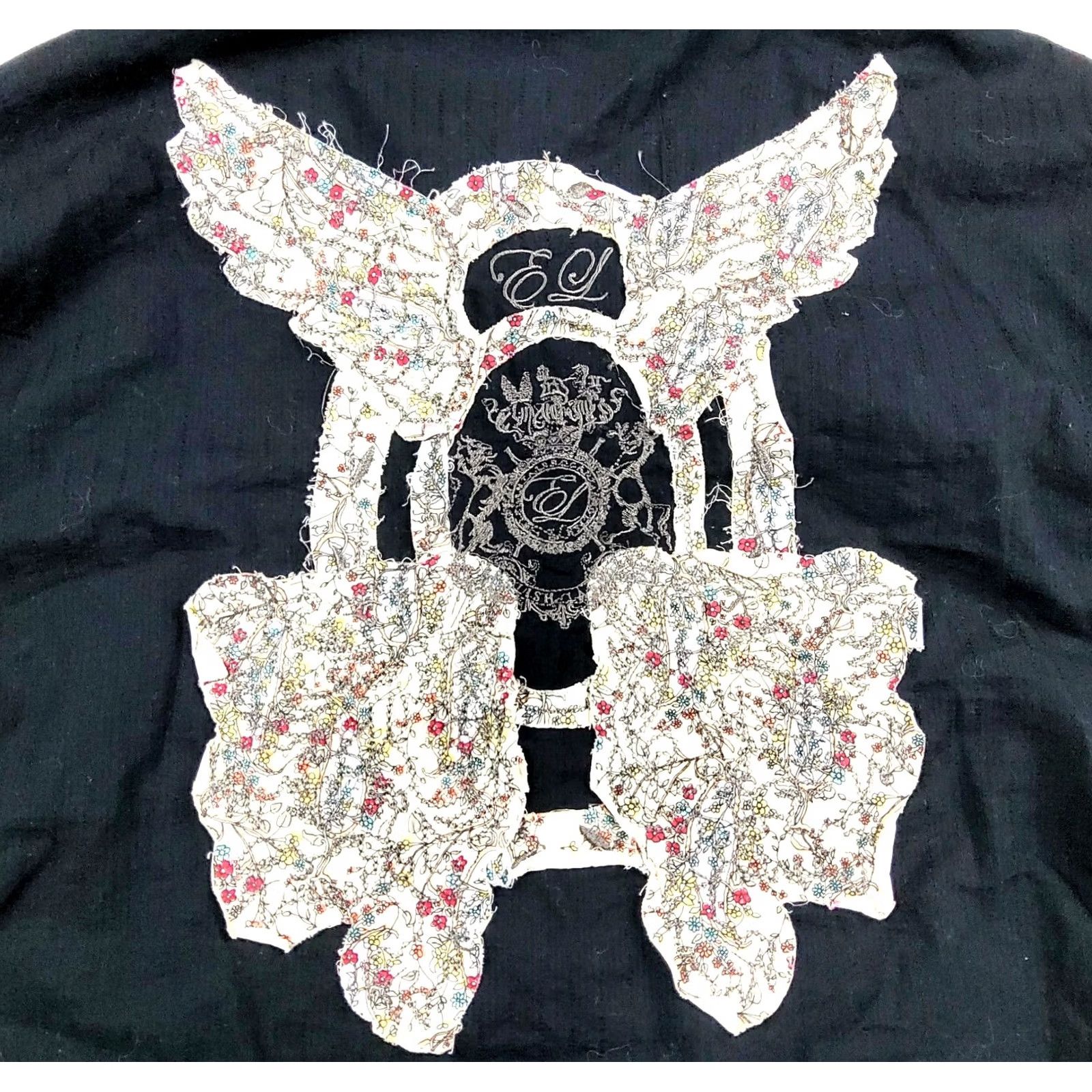 English Laundry VINTAGE English Laundry Christopher Wicks Embroidered Angel Wings Hand Sewn Button-Up Shirt XL Black Men Size US XL / EU 56 / 4 - 7 Thumbnail