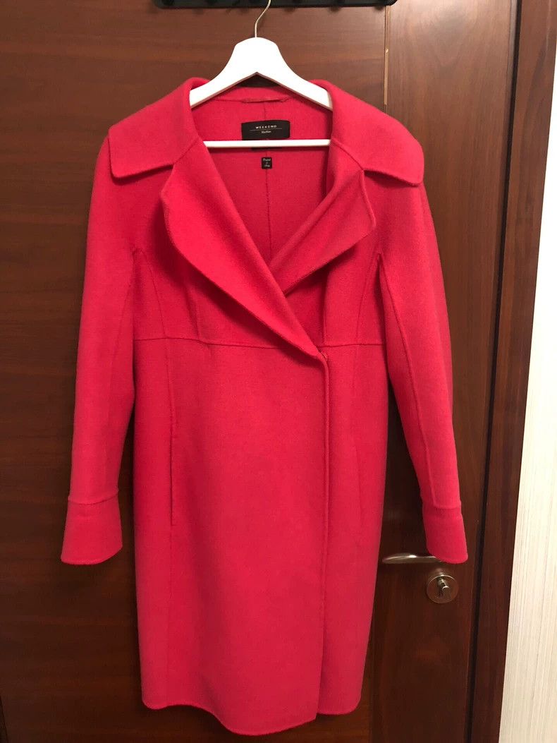 Max Mara Max Mara Peach handmade wool coat Size L / US 10 / IT 46 - 1 Thumbnail