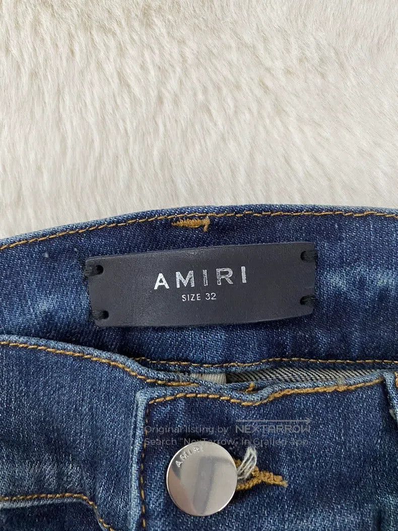 Amiri Amiri Size 32 Blue and red cashew flower MX1 patchwork jean Size US 32 / EU 48 - 2 Thumbnail