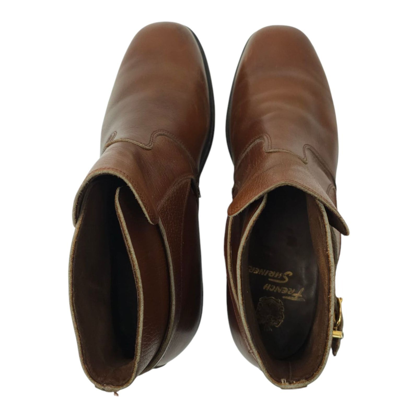 Other French Shriner Ankle Boot Men 8.5 E Vintage Dress Monk Strap Size US 8.5 / EU 41-42 - 7 Thumbnail
