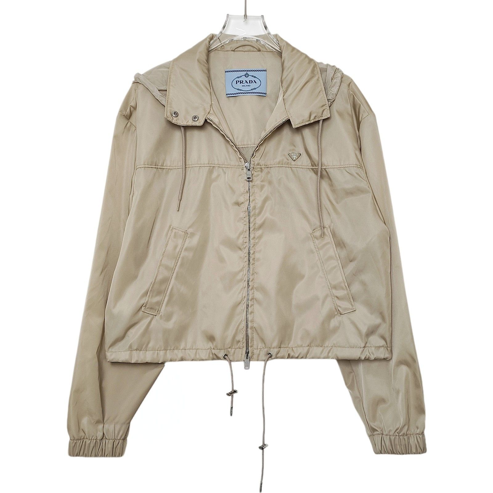 Prada Prada Hooded Nylon Jacket Size 38 Size XS / US 0-2 / IT 36-38 - 1 Thumbnail