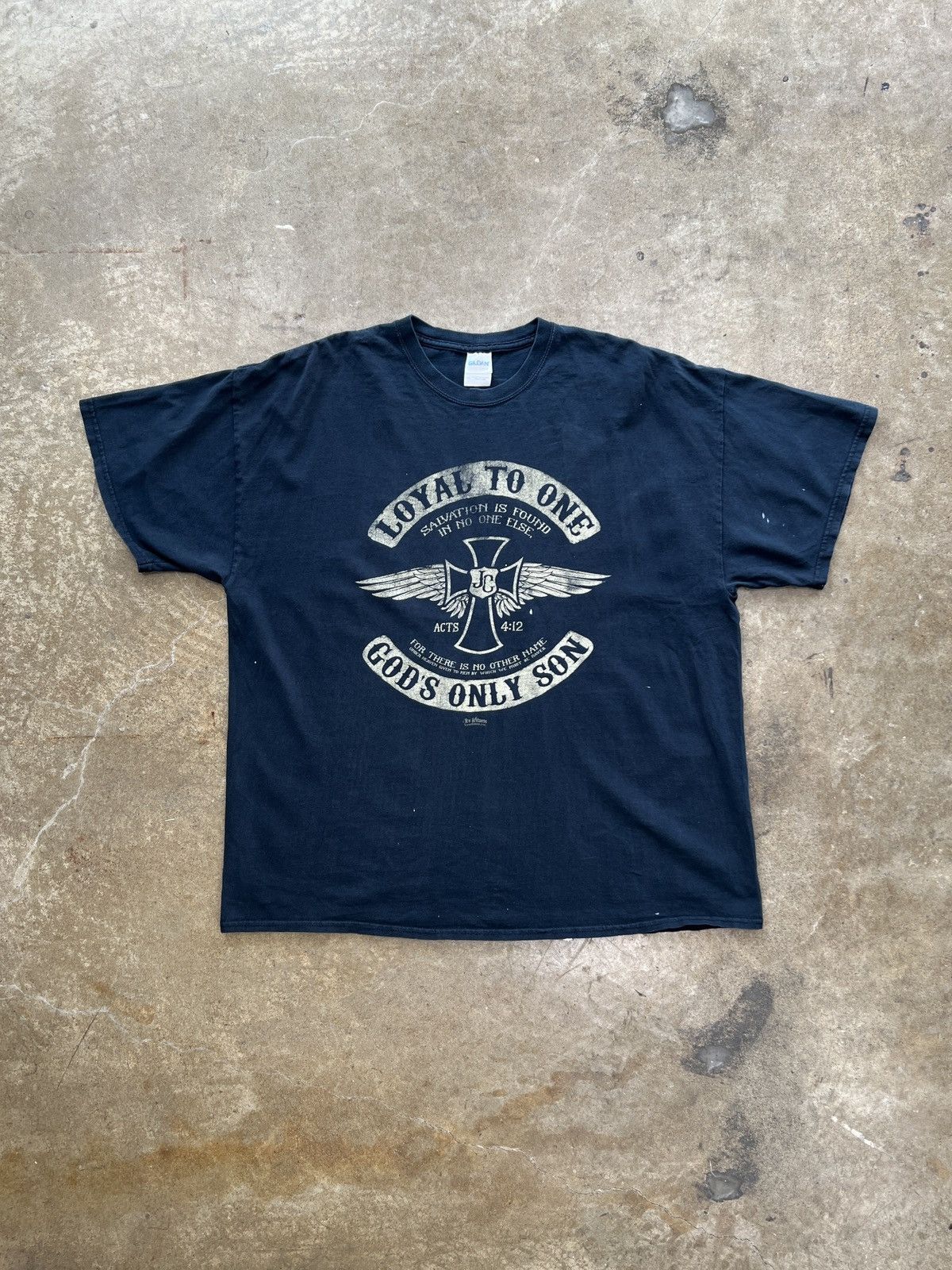 Vintage Vintage Loyal Religious Jesus Harley Davidson Style Tee XXL Size US XXL / EU 58 / 5 - 2 Thumbnail