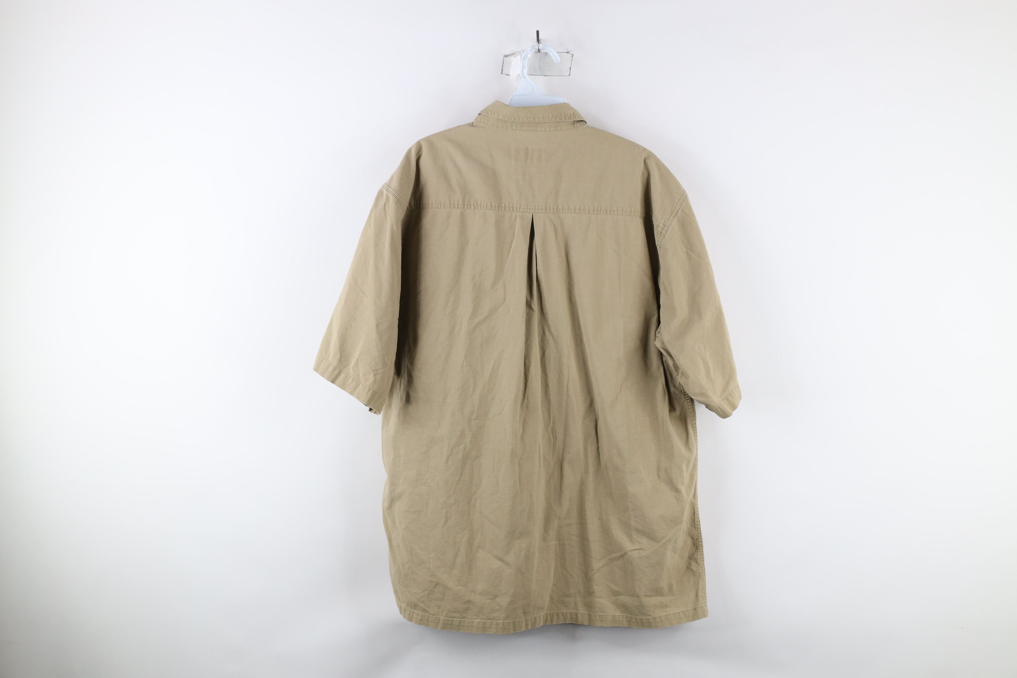 Vintage Vintage 90s Streetwear Short Sleeve Collared Button Shirt Size US L / EU 52-54 / 3 - 7 Thumbnail