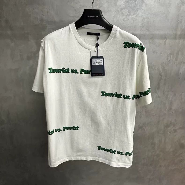 Louis Vuitton Louis Vuitton White monogrammed crewneck short sleeve T-sh Size US L / EU 52-54 / 3 - 1 Thumbnail