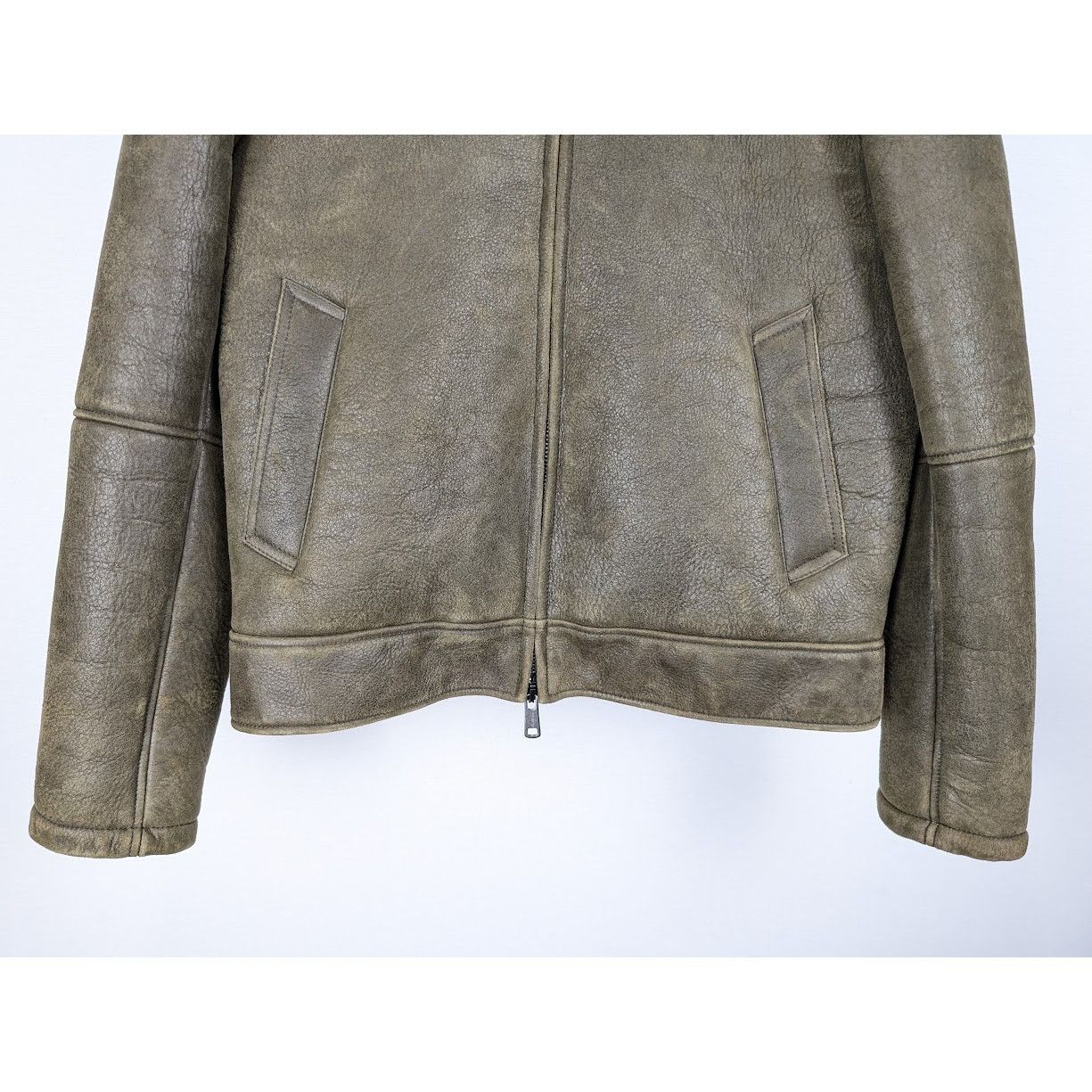 Todd Snyder o1rshd1 Leather Jacket in Gray Size US M / EU 48-50 / 2 - 9 Thumbnail