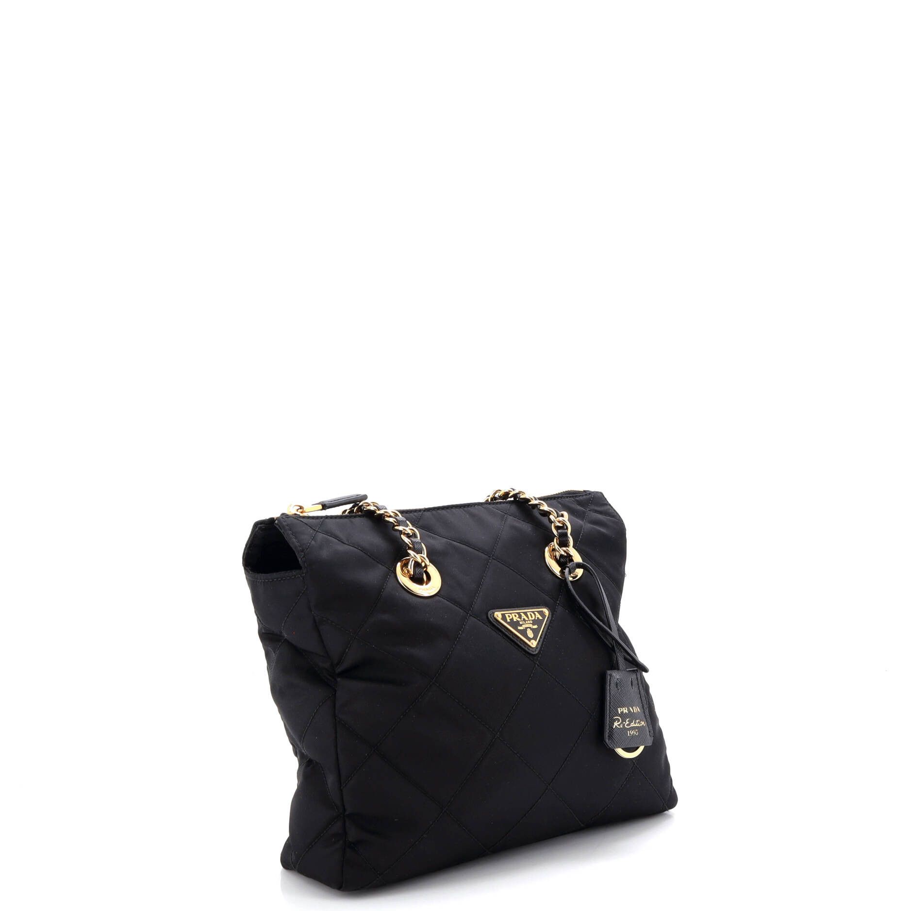 Prada Re-Edition 1995 Chain Tote Quilted Re-Nylon Small Size ONE SIZE - 1 Thumbnail