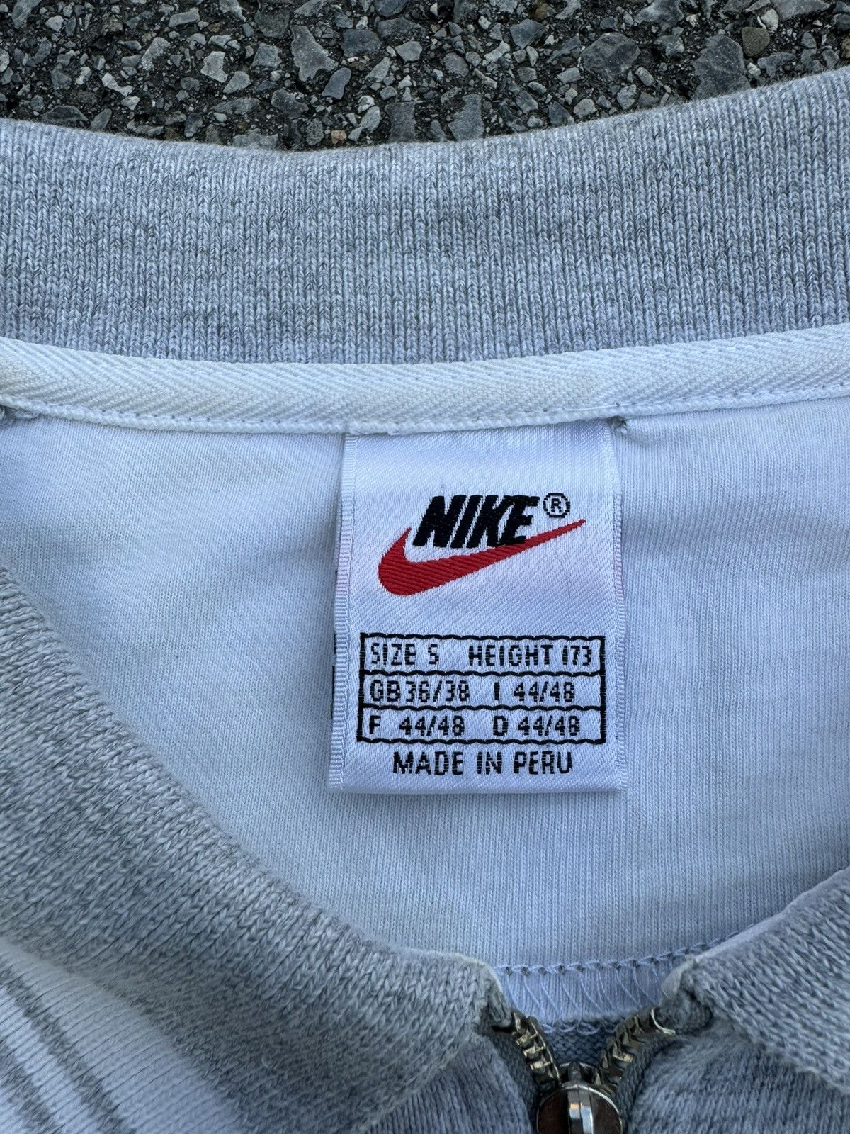 Japanese Brand × Nike × Vintage Nike Vintage 90s swoosh boxy half zip crewneck rap skate Size US S / EU 44-46 / 1 - 8 Thumbnail