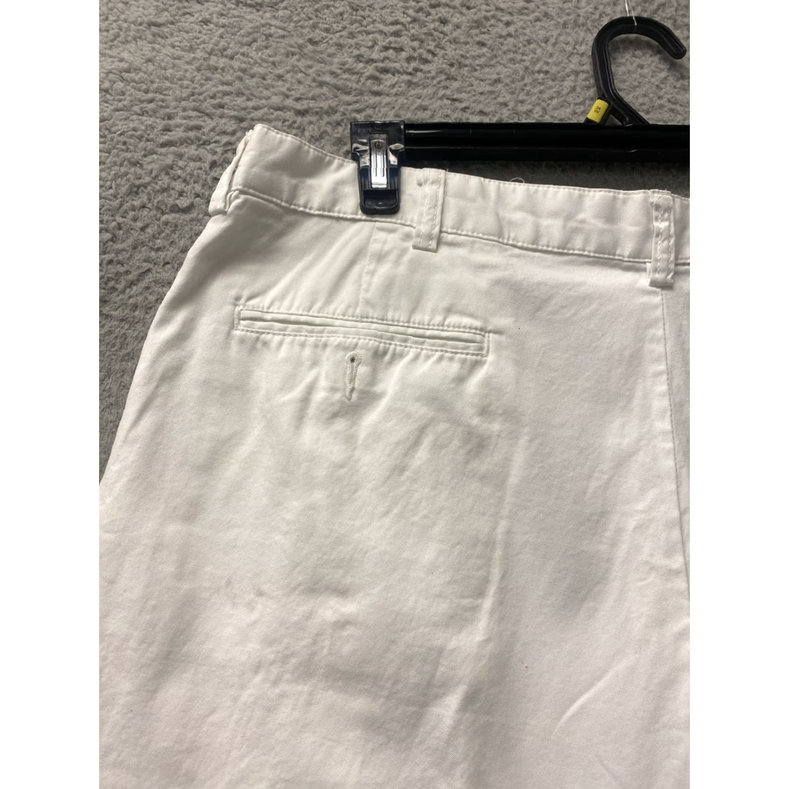 Polo Ralph Lauren VINTAGE Polo Ralph Lauren Shorts Men 38 White Cotton Twill Pleated Front Casual Chino Relaxed Fit Size US M / EU 48-50 / 2 - 7 Thumbnail