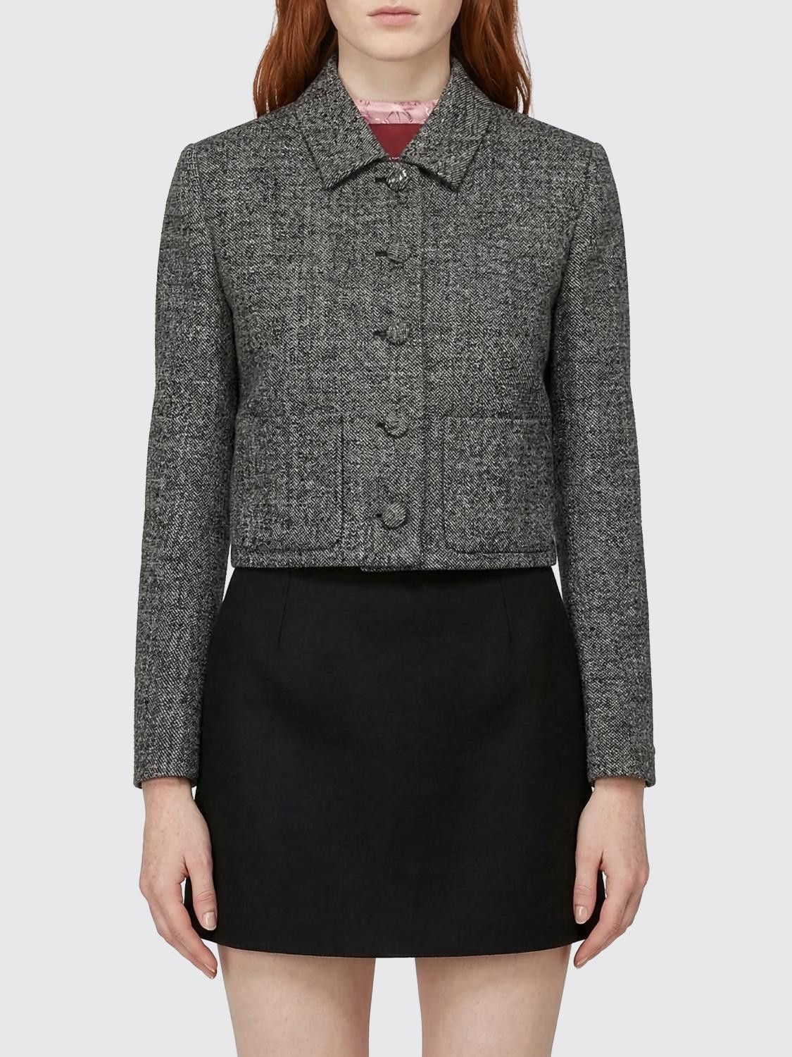 Gucci Gucci Jacket Woman Grey Size M / US 6-8 / IT 42-44 - 1 Thumbnail