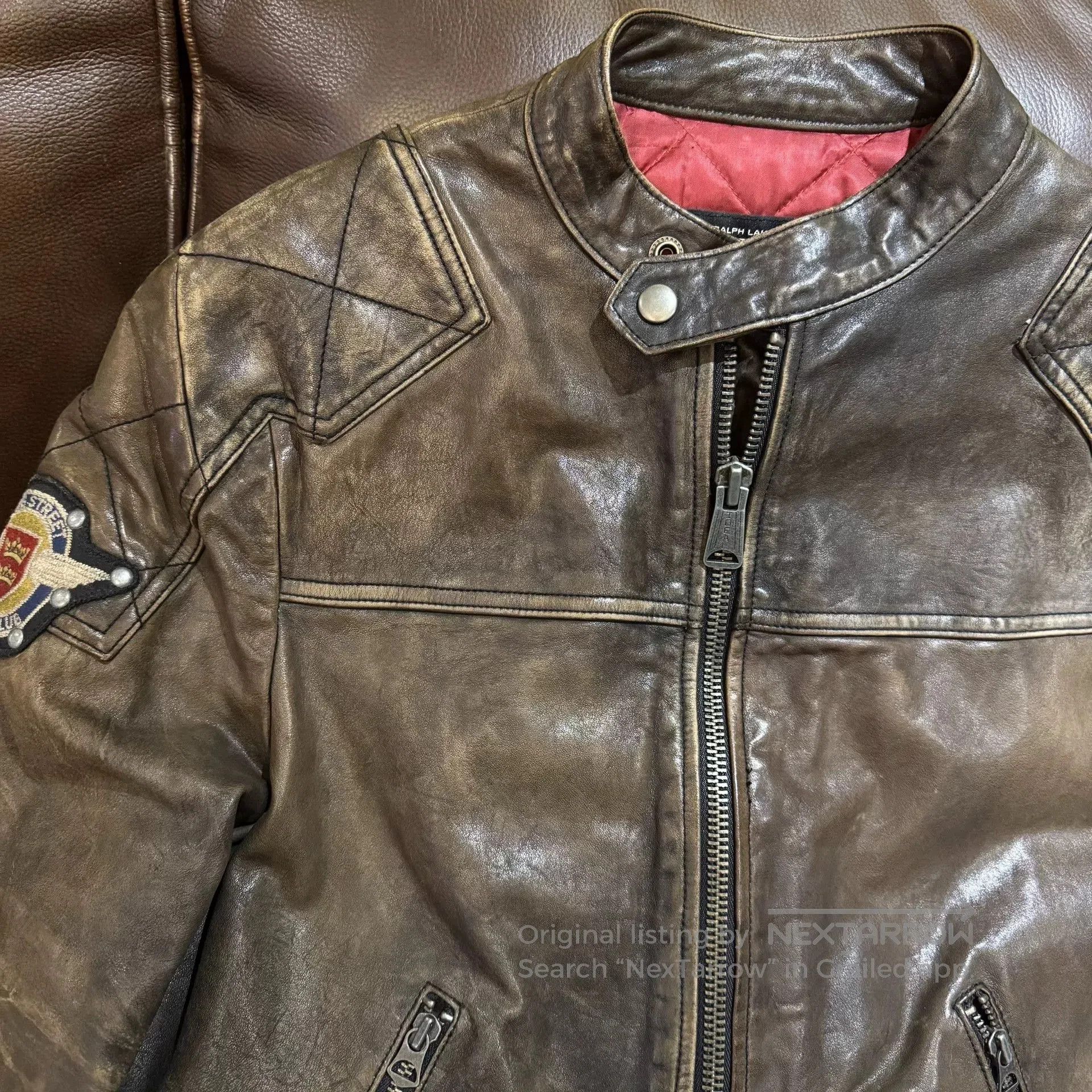 Rugby Ralph Lauren Ralph Lauren Rugby J100 Leather Jacket. Size US S / EU 44-46 / 1 - 6 Thumbnail