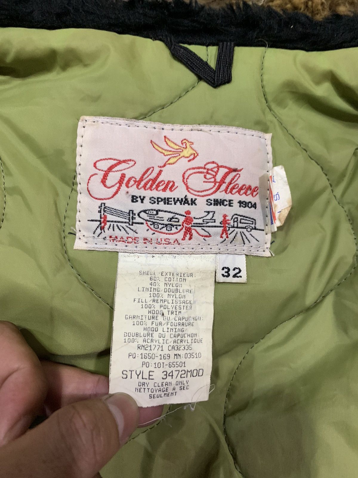 GOA Golden fleece fur hoodie jacket G.O.A STYLED Size US S / EU 44-46 / 1 - 11 Thumbnail