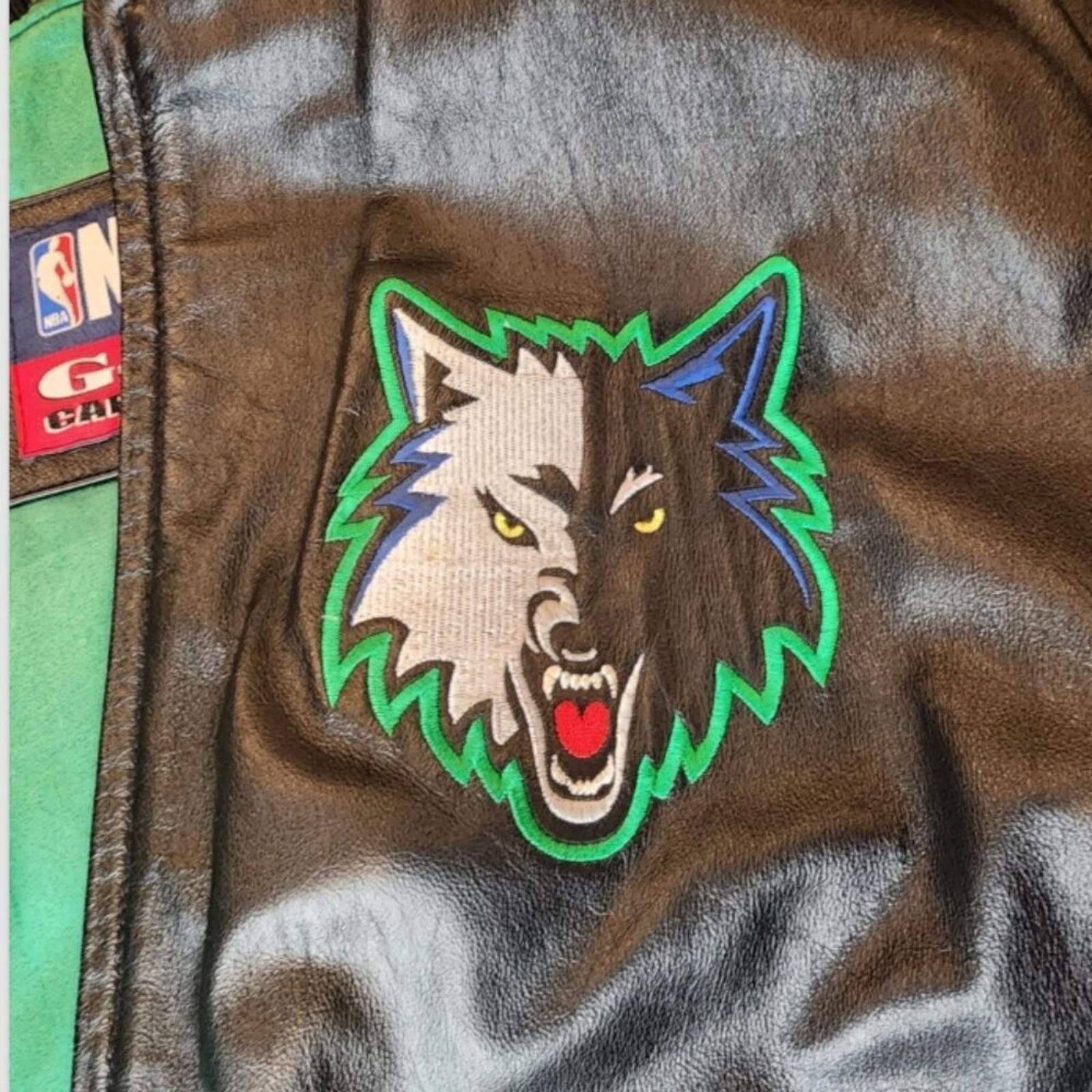 Other Vintage MN Timberwolves Jacket GIII Carl Bank's Leather Sz L Size US L / EU 52-54 / 3 - 4 Thumbnail