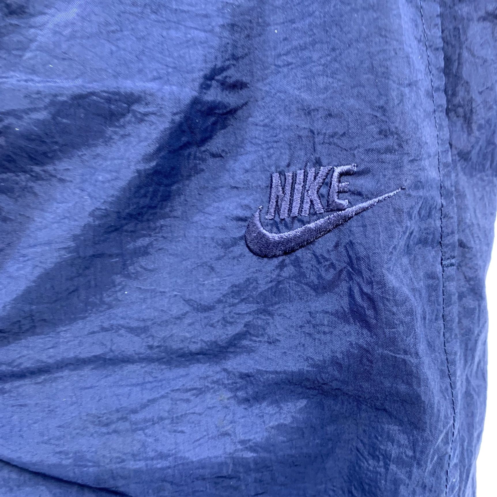 Nike Vintage Nike 90s Windbreaker Track Pants Men Large Blue Softshell Lined Activewear Size US 33 - 5 Thumbnail