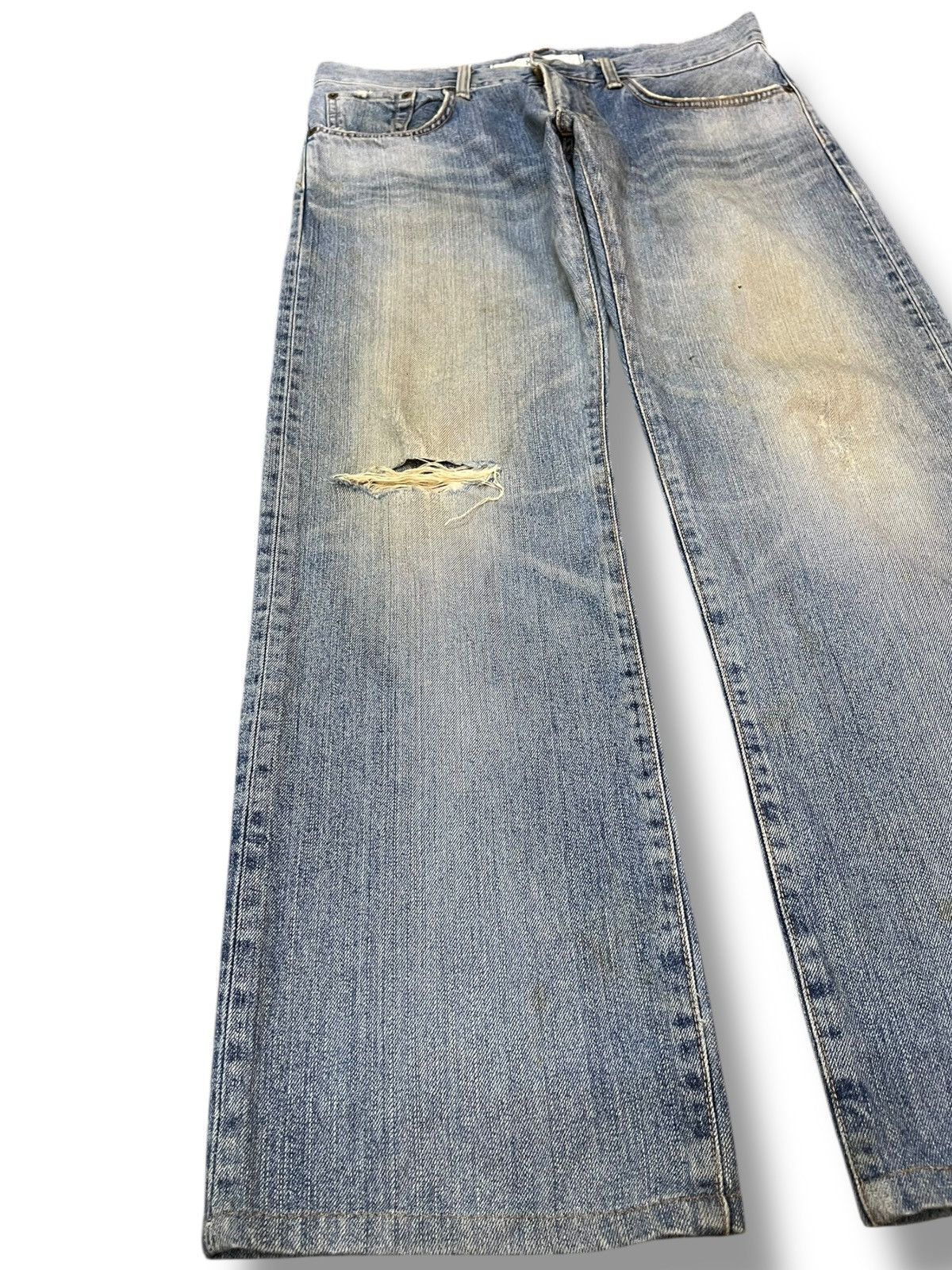 Edwin × Japanese Brand Vintage Edwin XV-S Baggy Distressed Denim Size US 32 / EU 48 - 2 Thumbnail