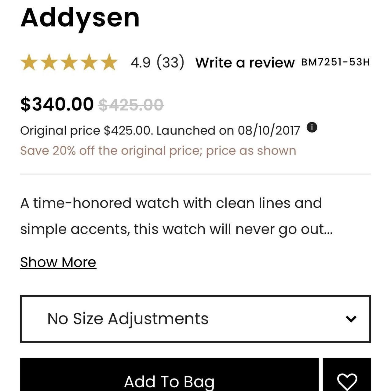 Citizen Citizen Eco-Drive silver Addyson men's watch with 40mm case Size ONE SIZE - 7 Thumbnail
