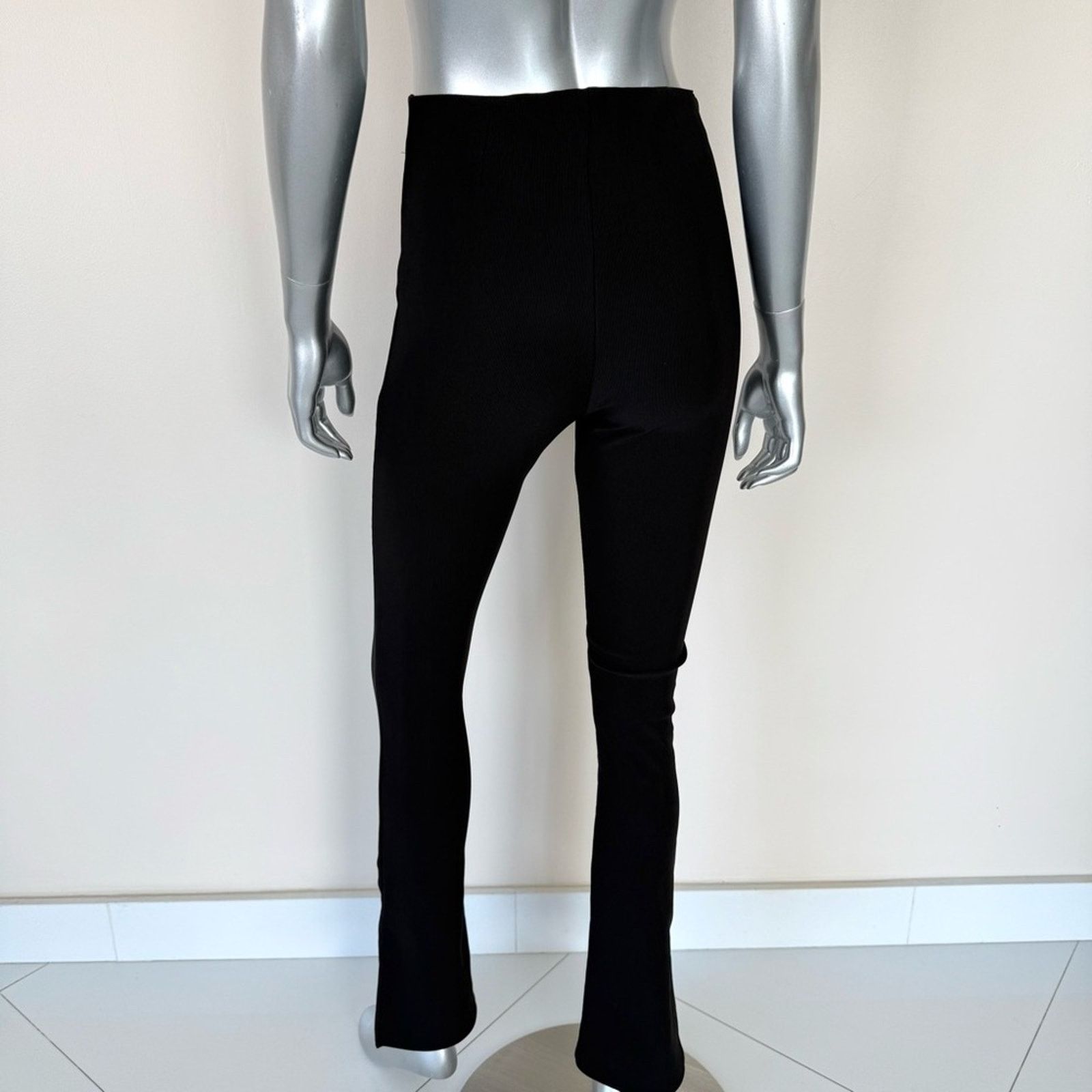 Zara Zara women stretchy black pants size S Size 27" / US 4 / IT 40 - 3 Thumbnail