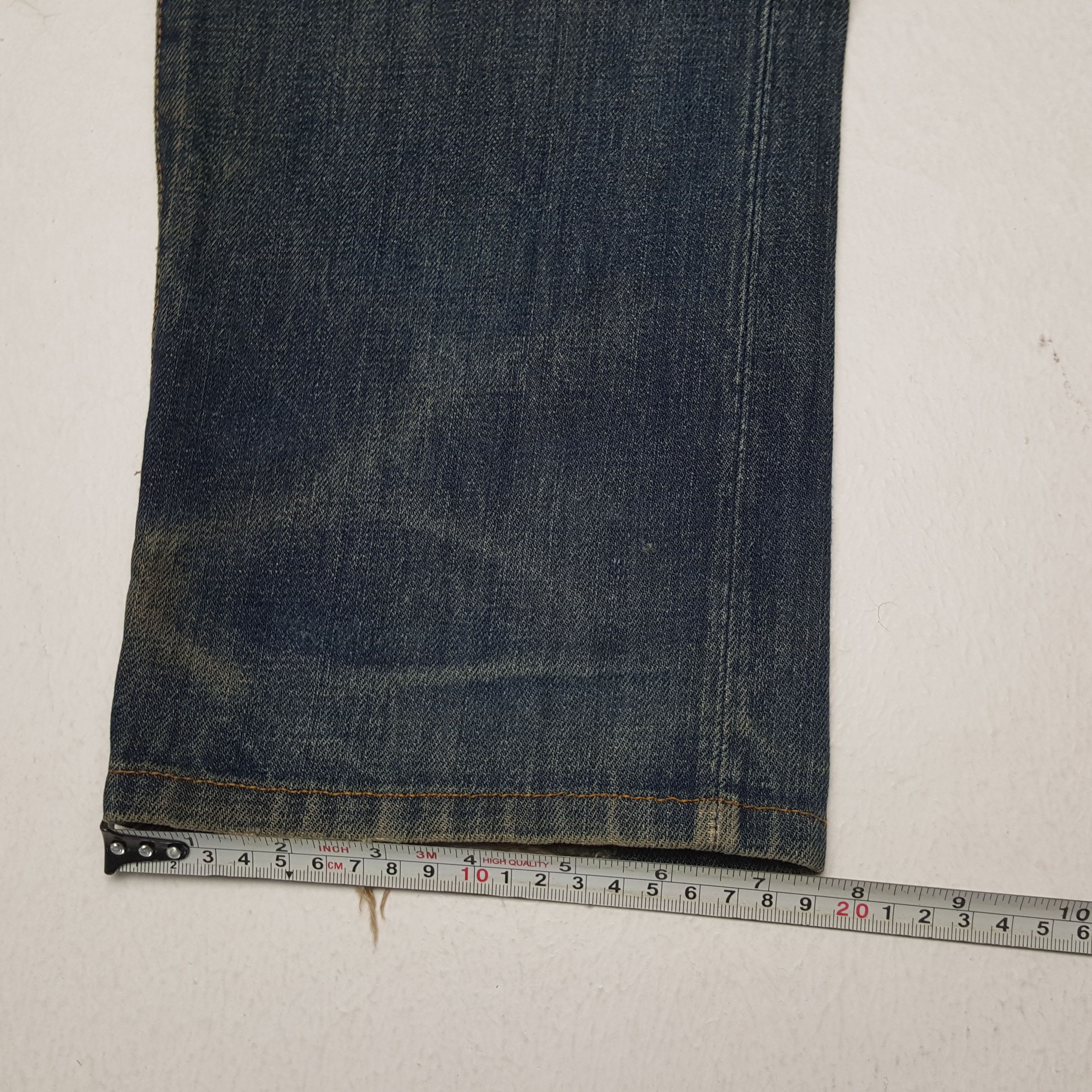 Evisu × Japanese Brand × Vintage Vintage EVISU Japanese Brand Daicock Custom Distressed Jeans Size US 30 / EU 46 - 11 Thumbnail