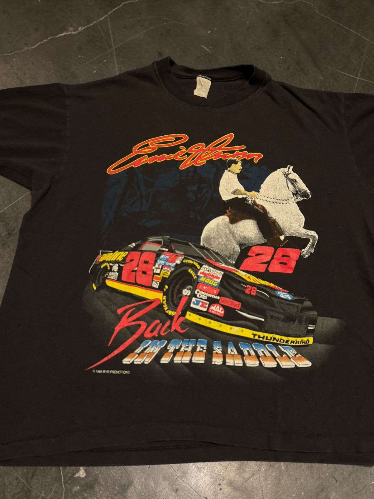 Other Vintage Nascar Single Stitch T-Shirt Size US XL / EU 56 / 4 - 2 Thumbnail