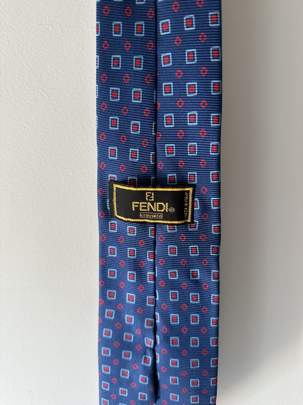 Fendi Fendi 100% Silk Tie – Made in Italy Size ONE SIZE - 2 Thumbnail