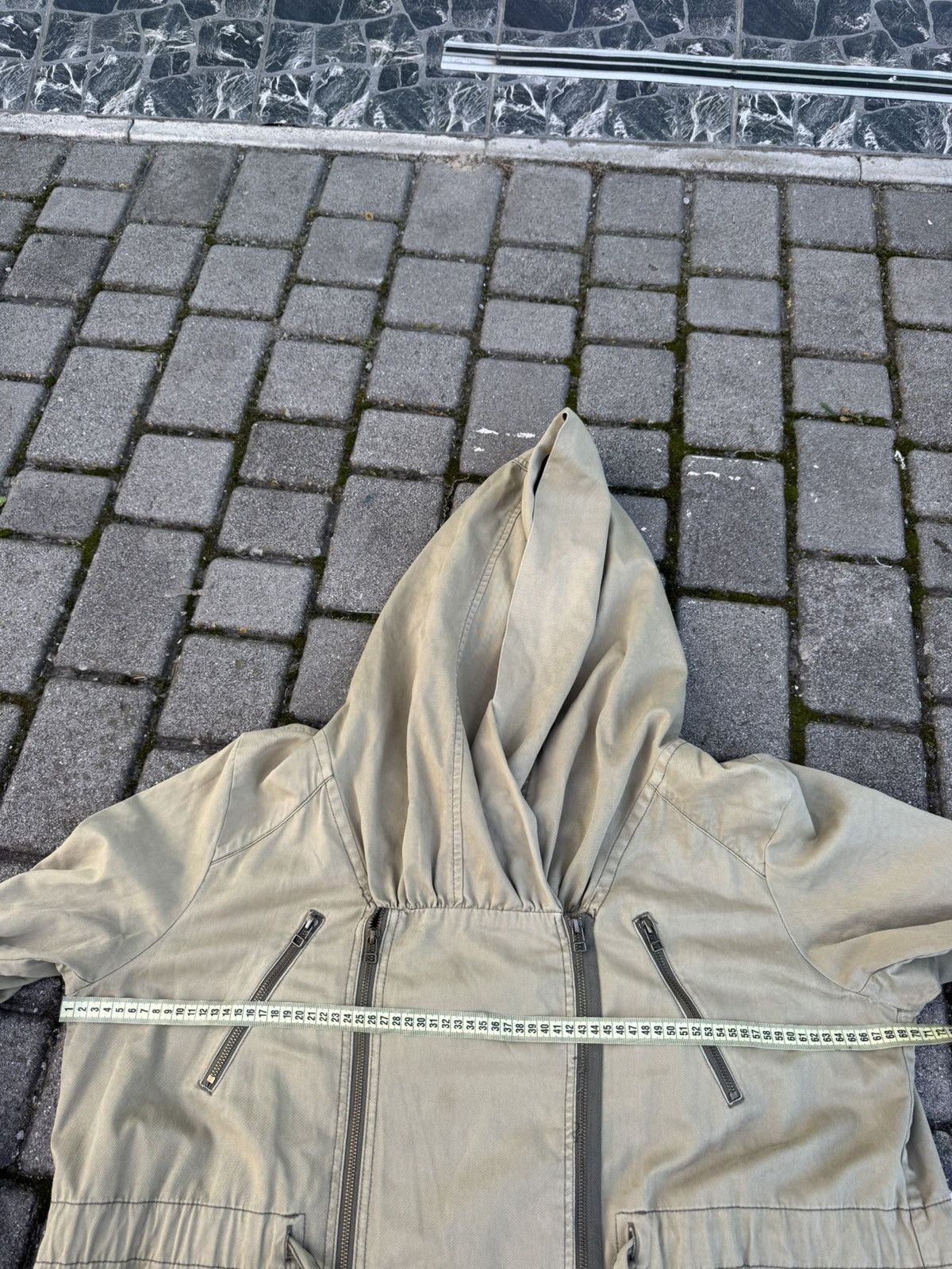 Japanese Brand Vintage Japanese/RickOwen’s/Asymmetric/Military Style Jacket Size US XL / EU 56 / 4 - 11 Thumbnail